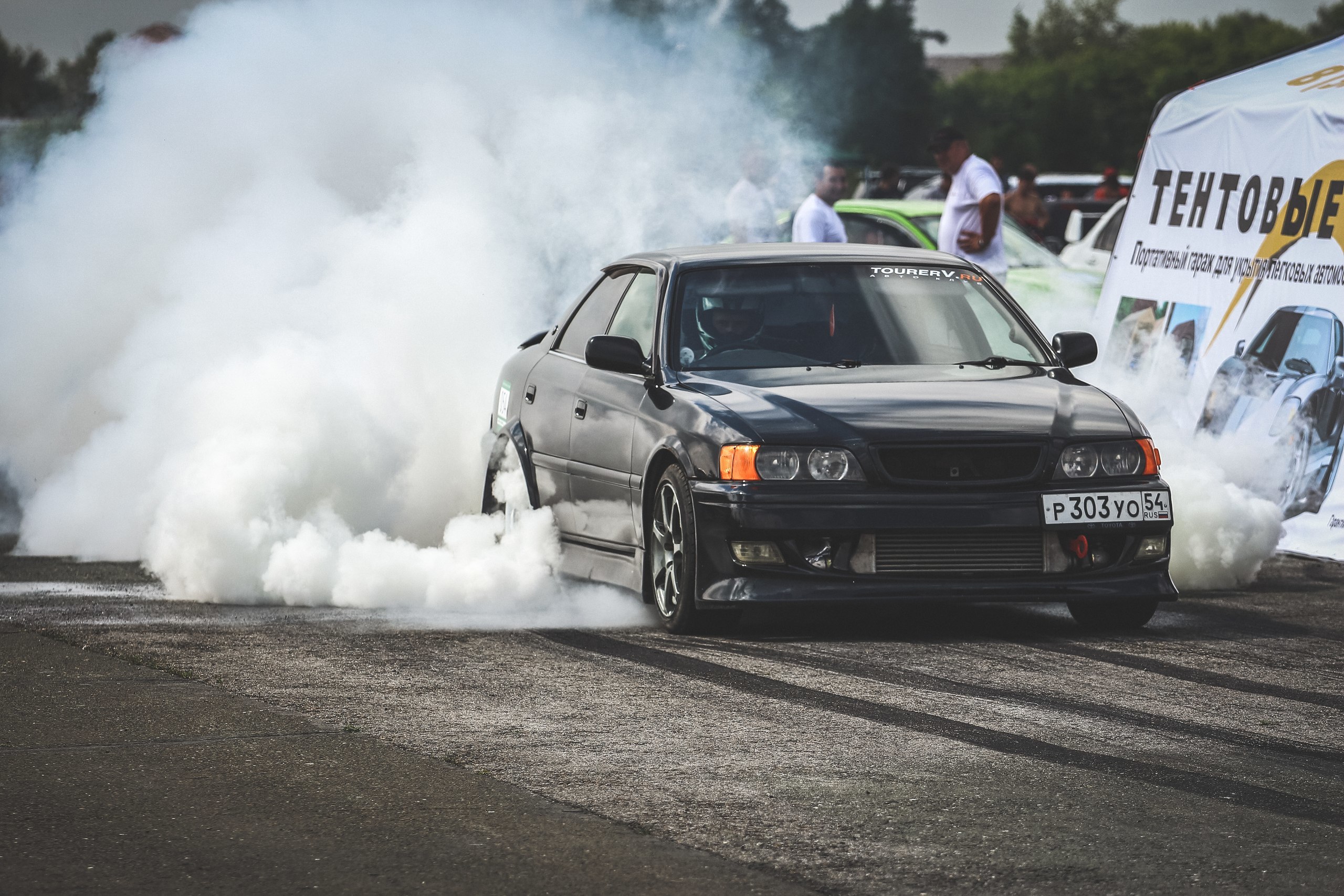 Wallpaper drift, toyota, jzx100, russia
