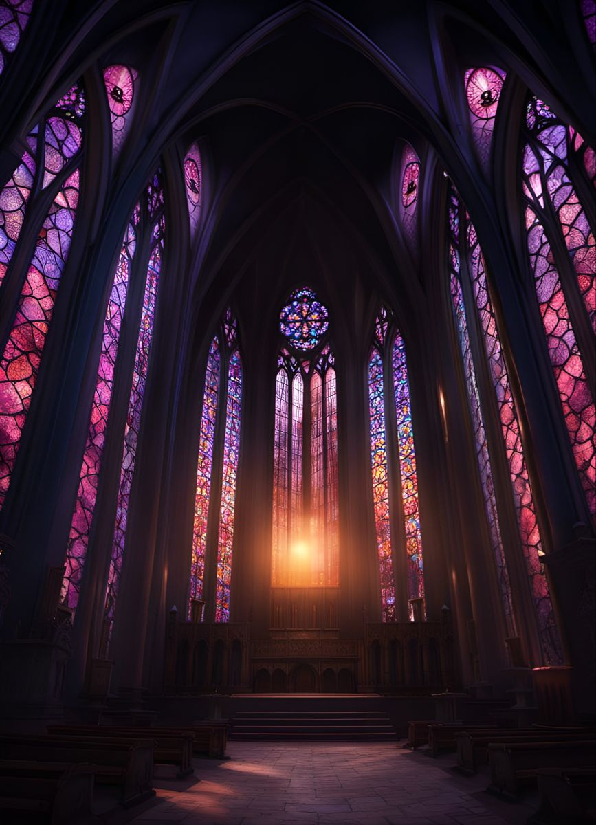 gothic church, wallpaper lockscreen art
