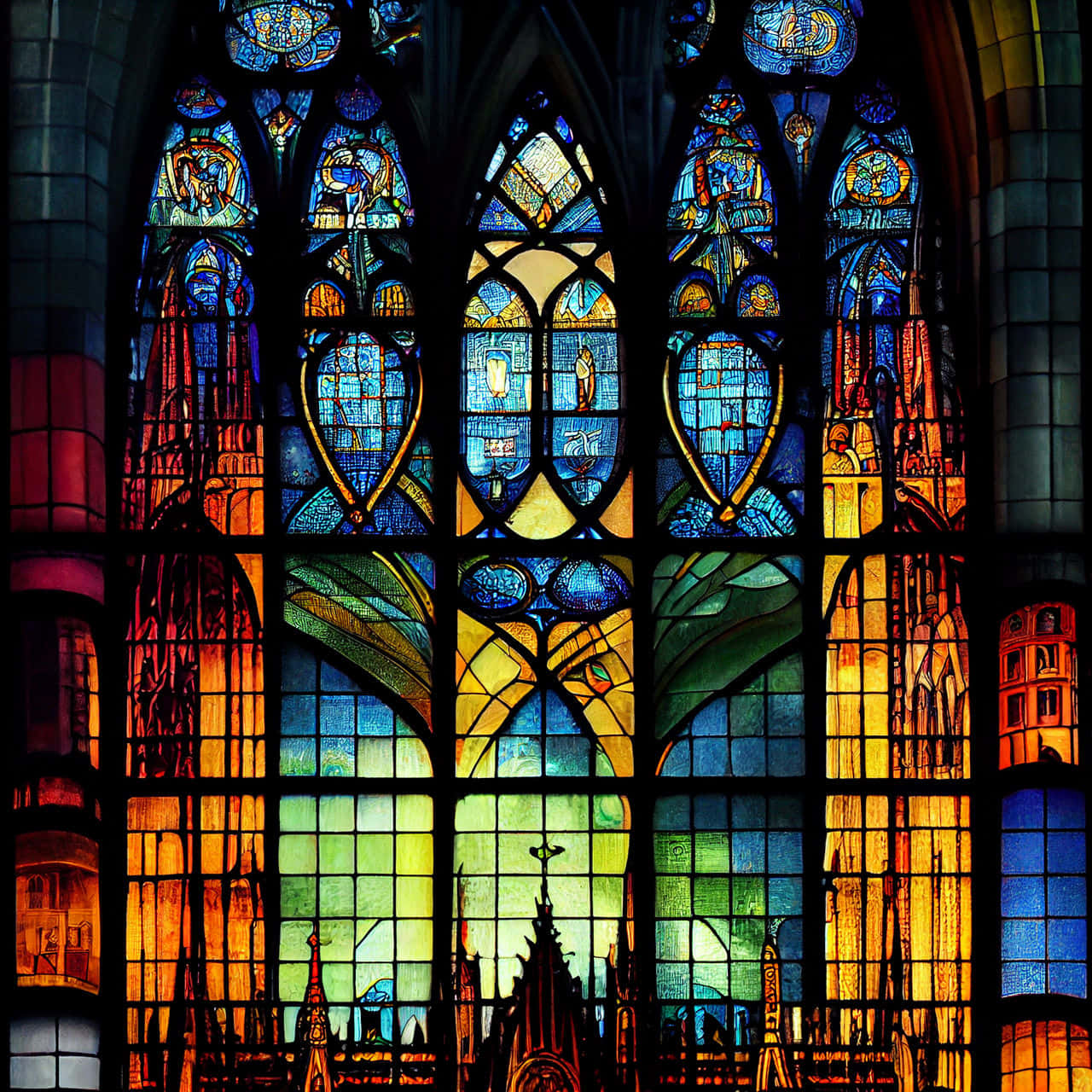 Stained Glass Background