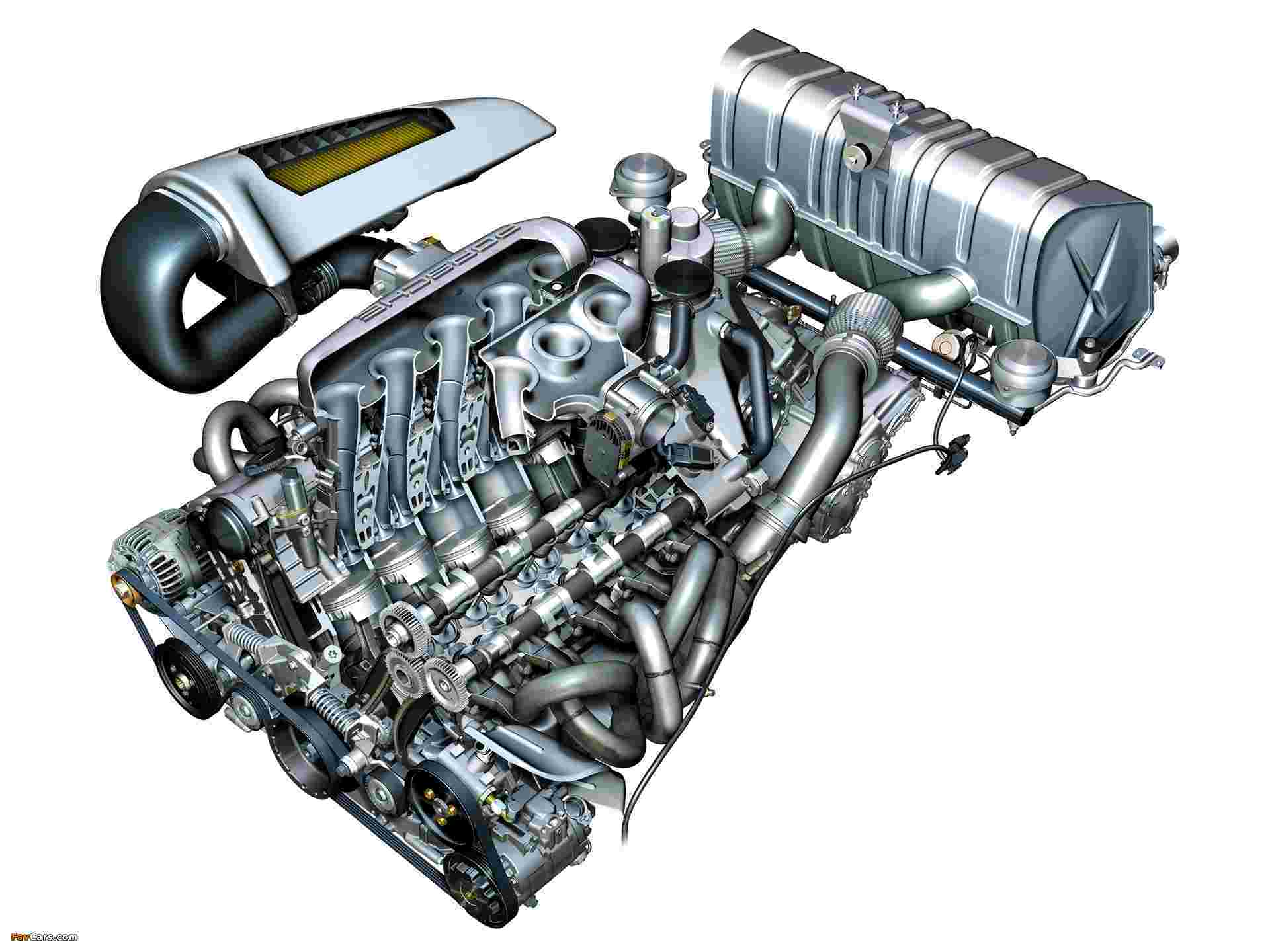 Engines Porsche Carrera GT wallpaper