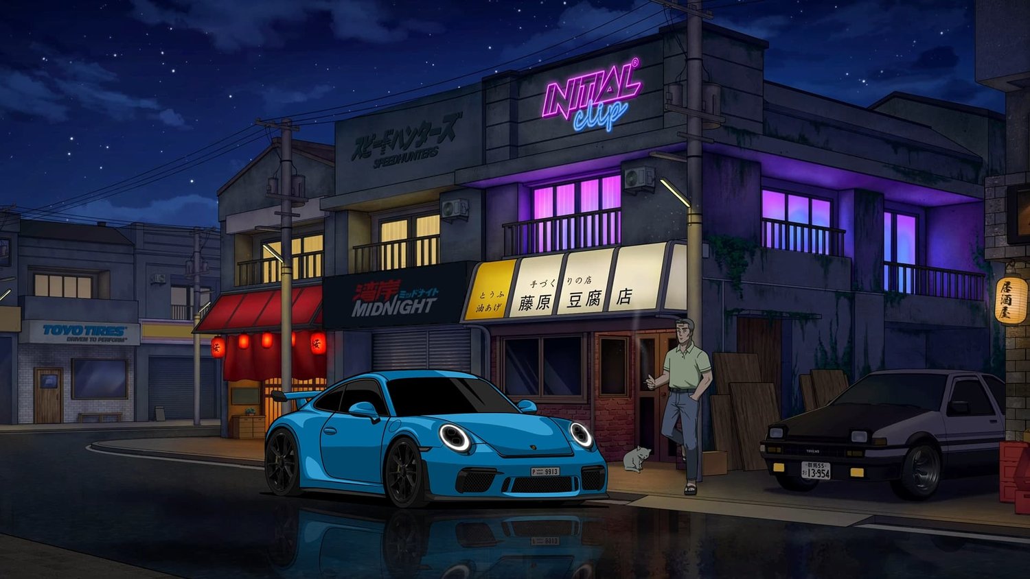 Porsche 991.2 GT3 Animated