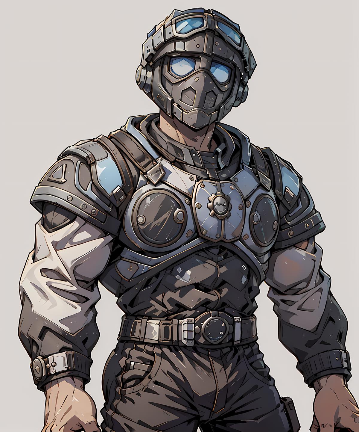 Benjamin Carmine. Gears of War.1