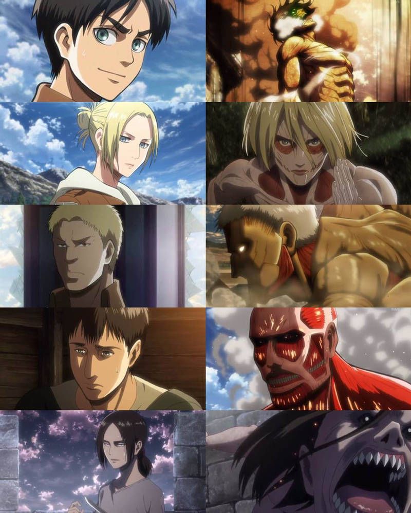 All main Titan shifters identities