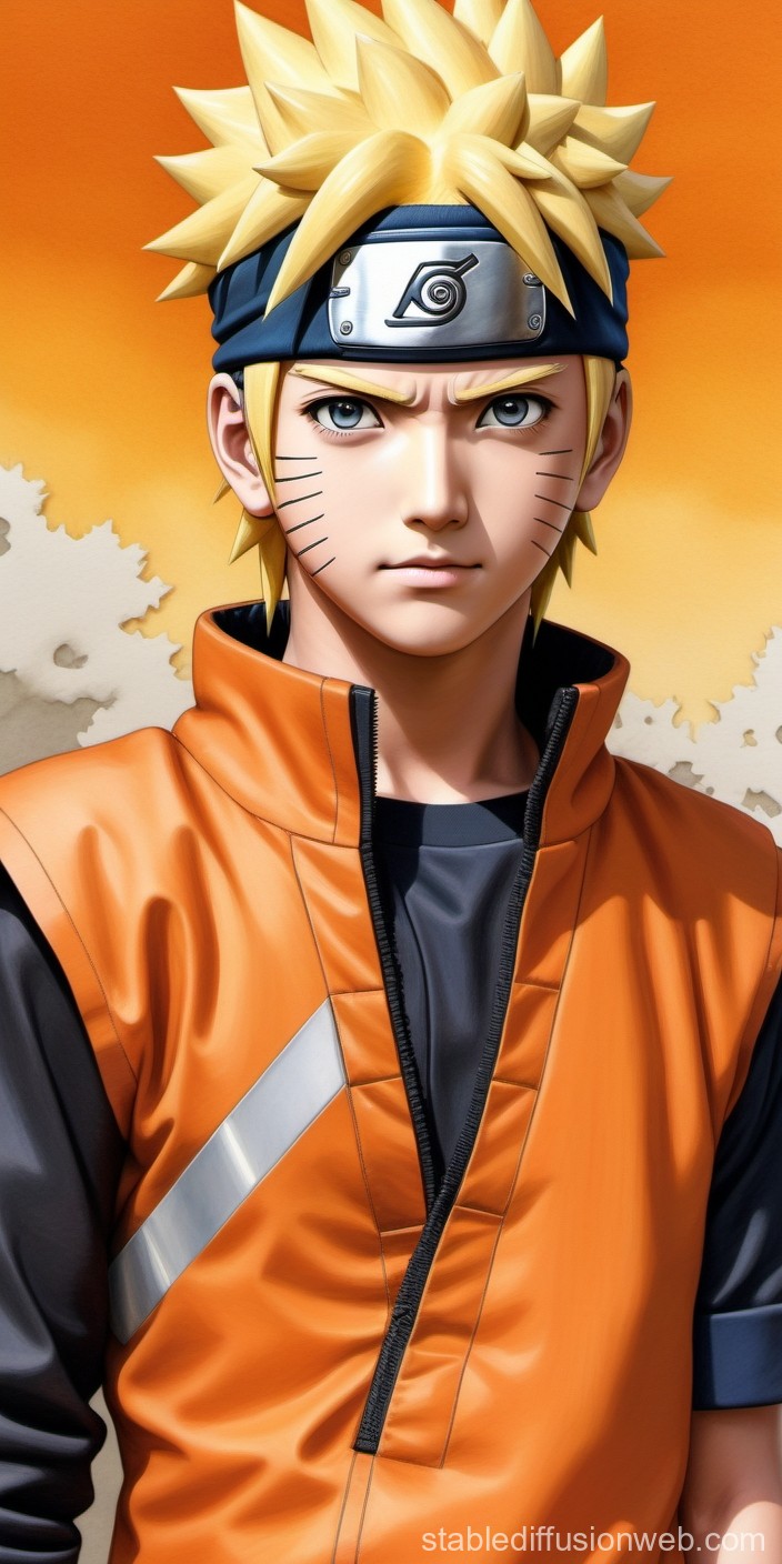 High Res 8K Shot Of Naruto Uzumaki