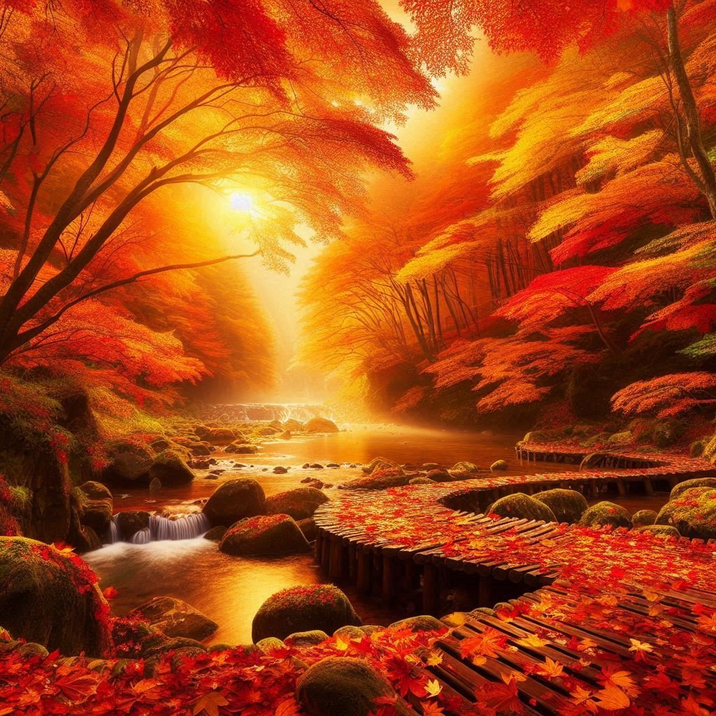 Free Fall Background for Your Desktop