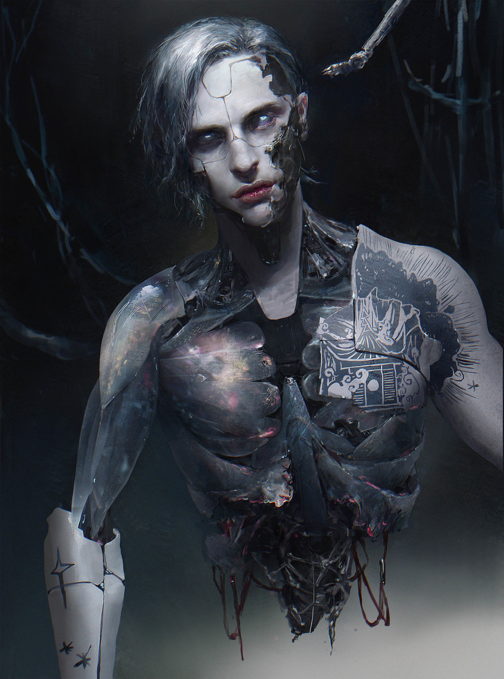 Ghost in the shell fanart., r