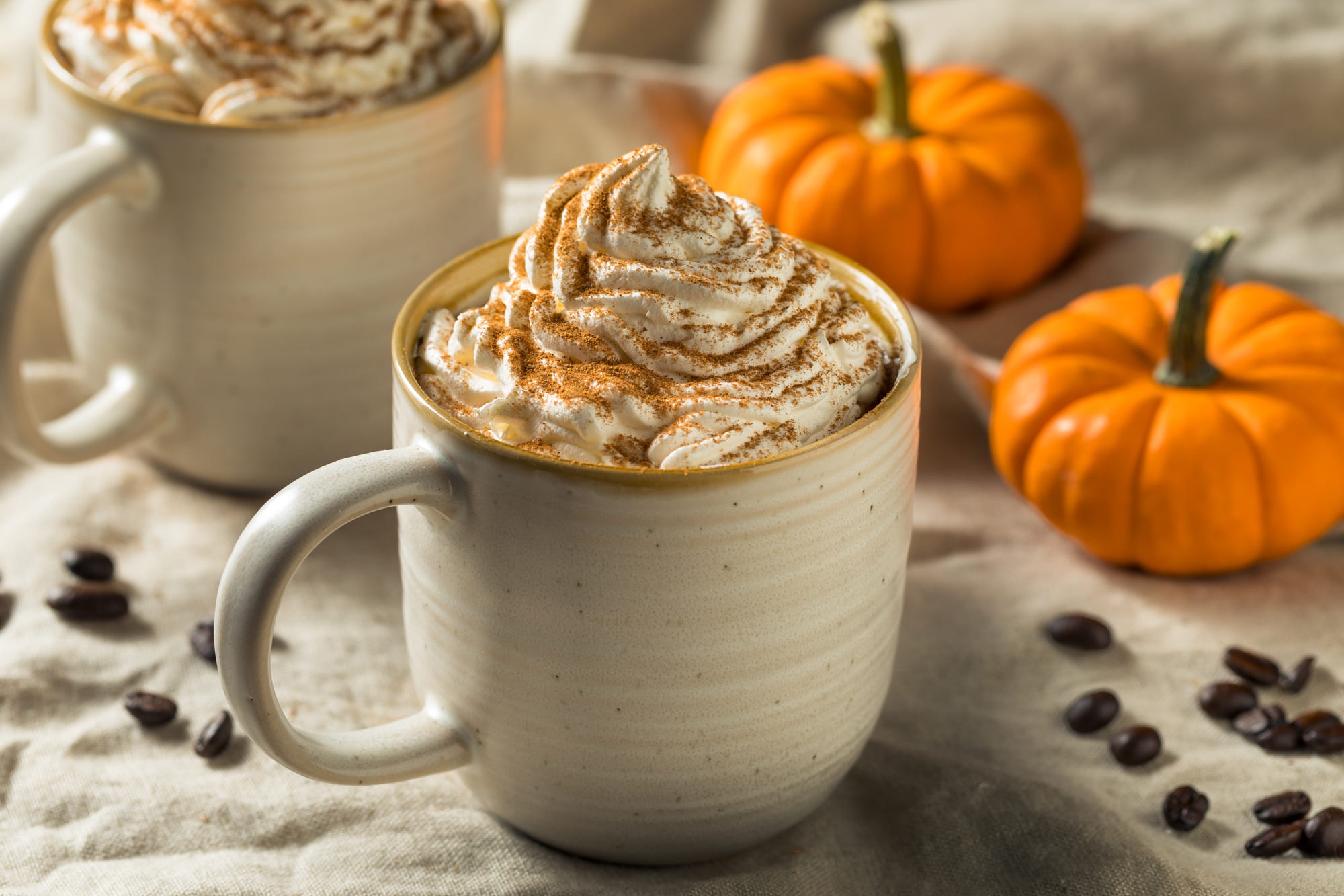 Cozy Pumpkin Spice Coffee HD Wallpaper