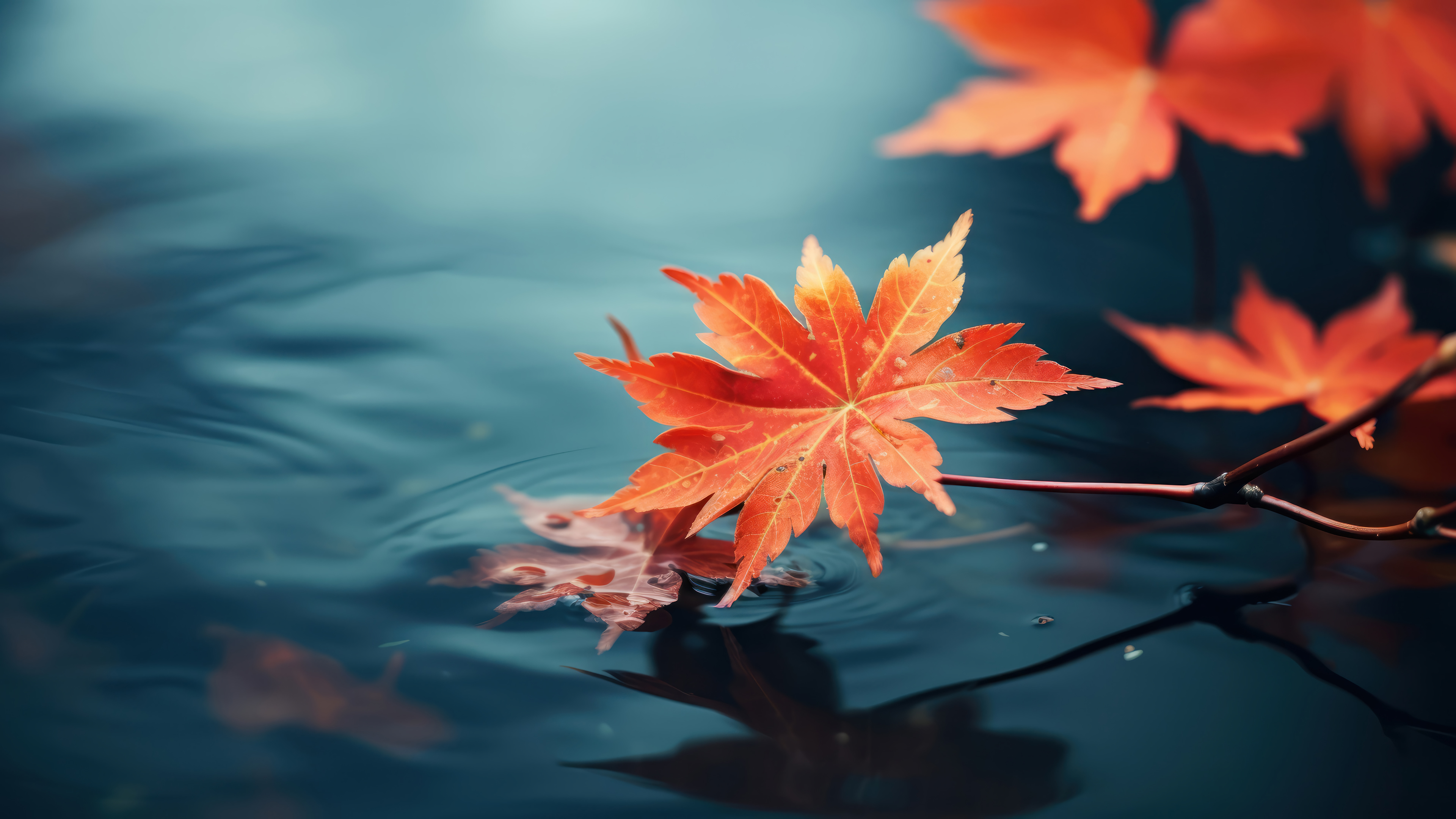 Maple Leaves Autumn Wallpaper 4K HD PC