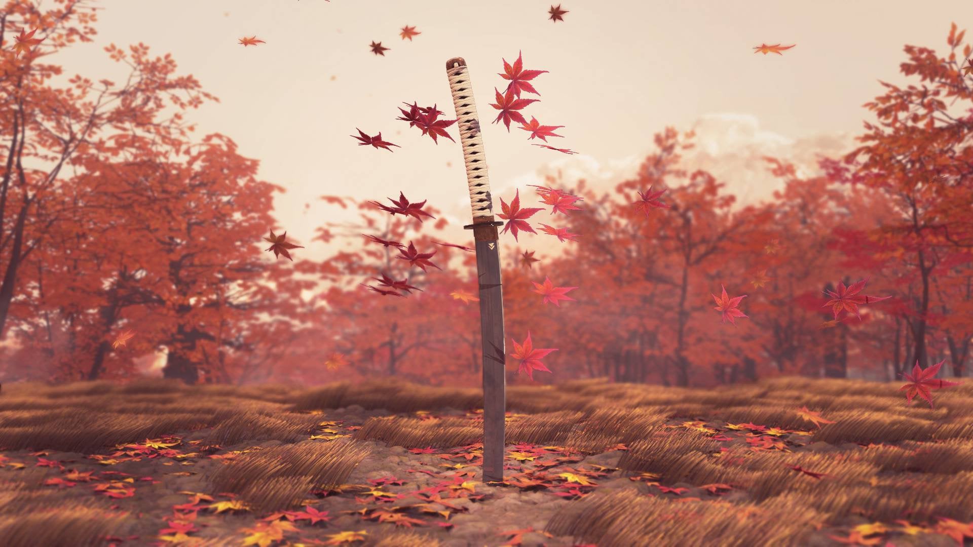 Fan Art Under Autumn Leaves, r