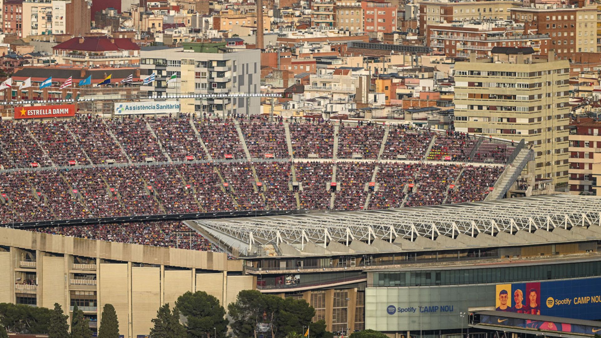 Barcelona drop fresh photo of what Camp Nou will look like when extensive renovation work is complete. Goal.com US