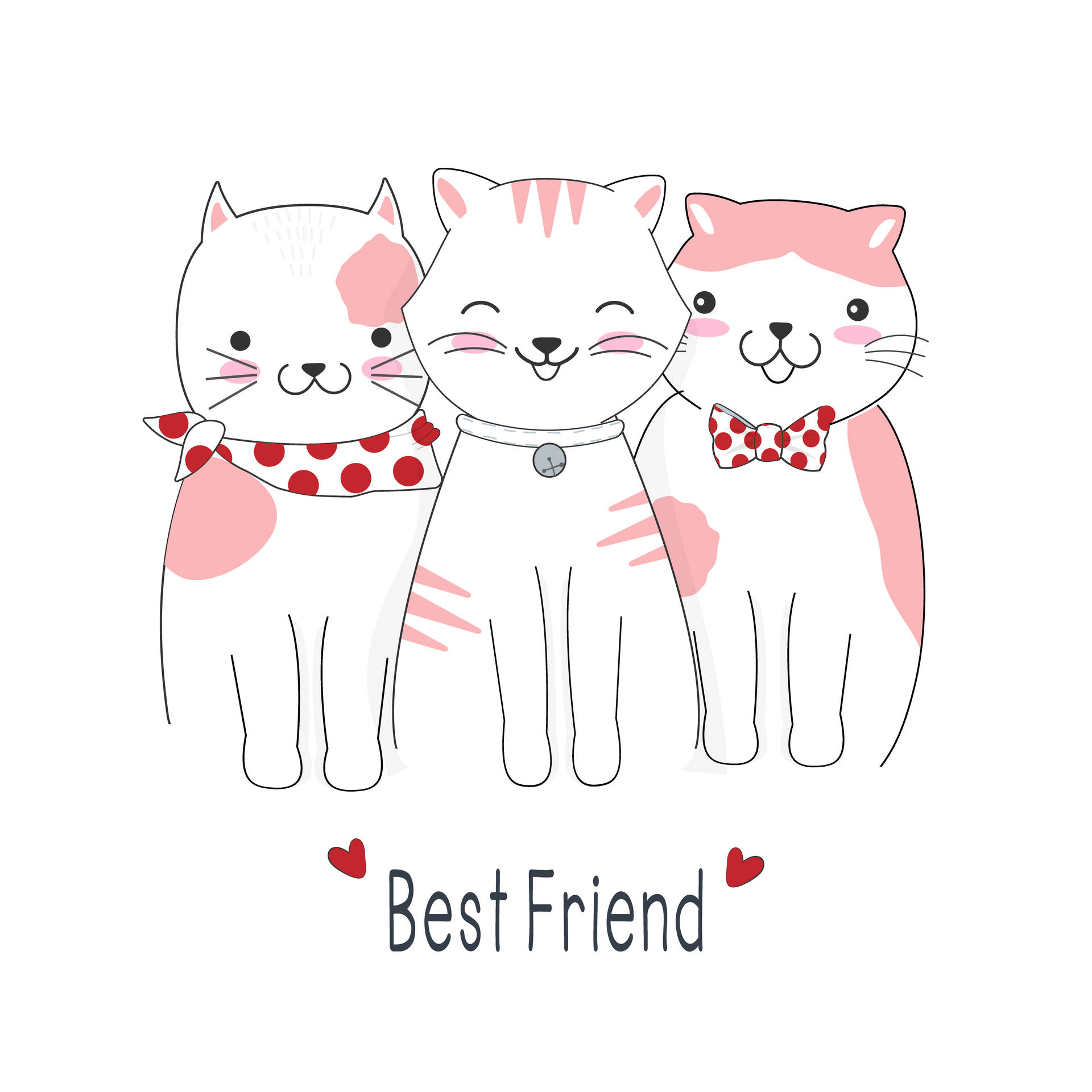 Cute Best Friend Wallpaper