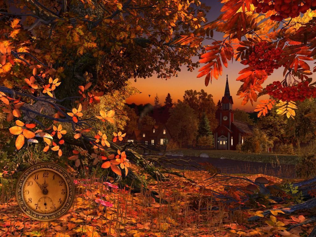 free animated fall background