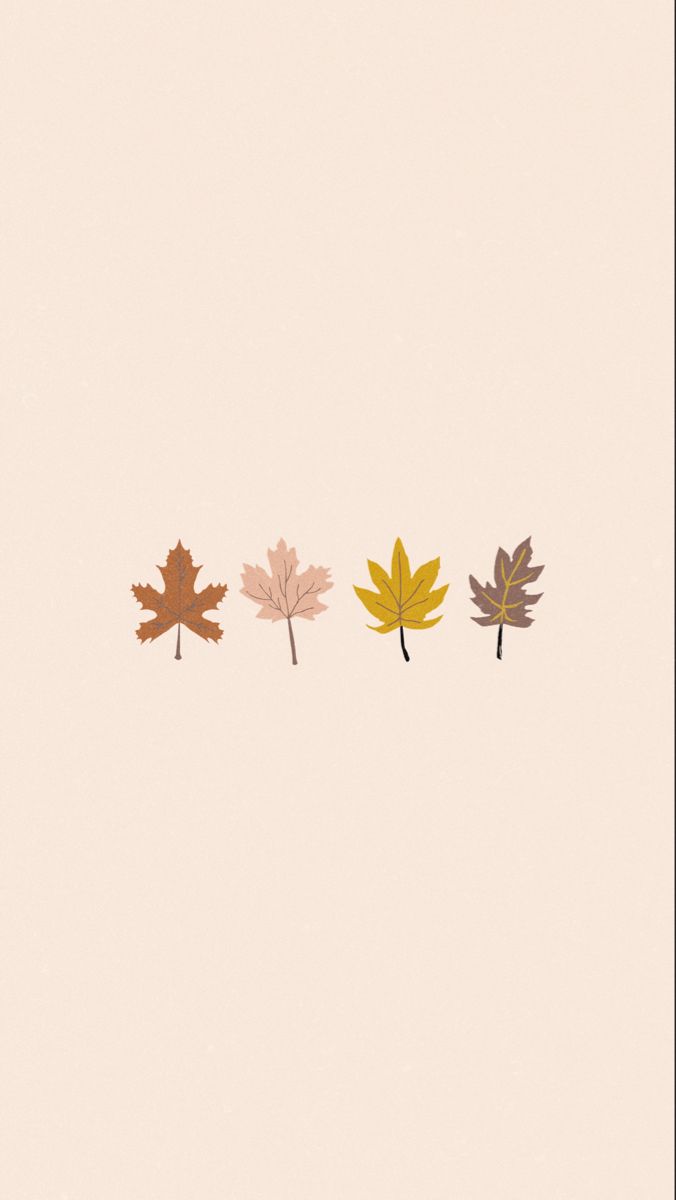 Leaves Aesthetic Fall Lockscreen for iPhone. @thehoneydesignco