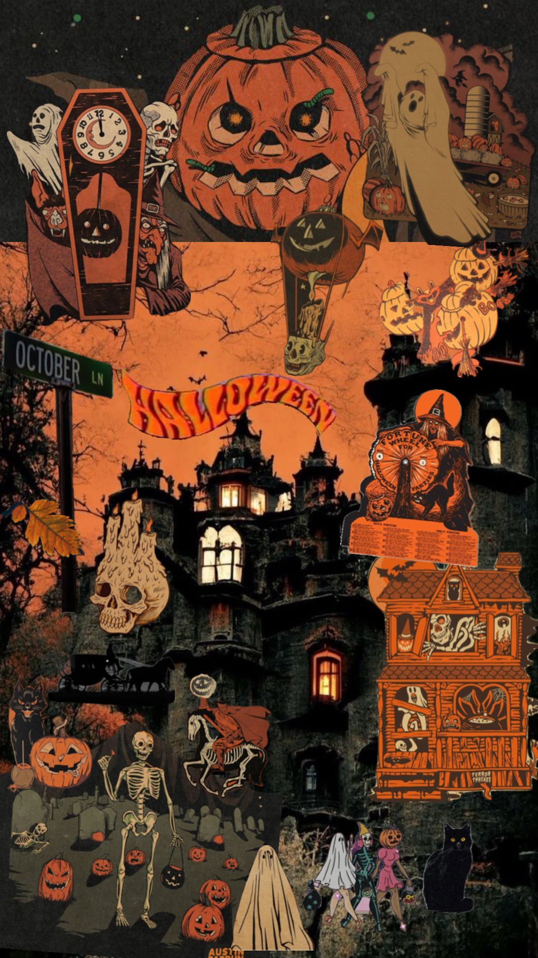 Vintage Halloween Wallpaper