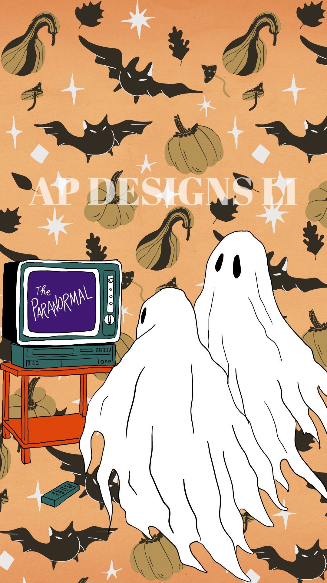 Ghost Phone Wallpaper Spooky Halloween