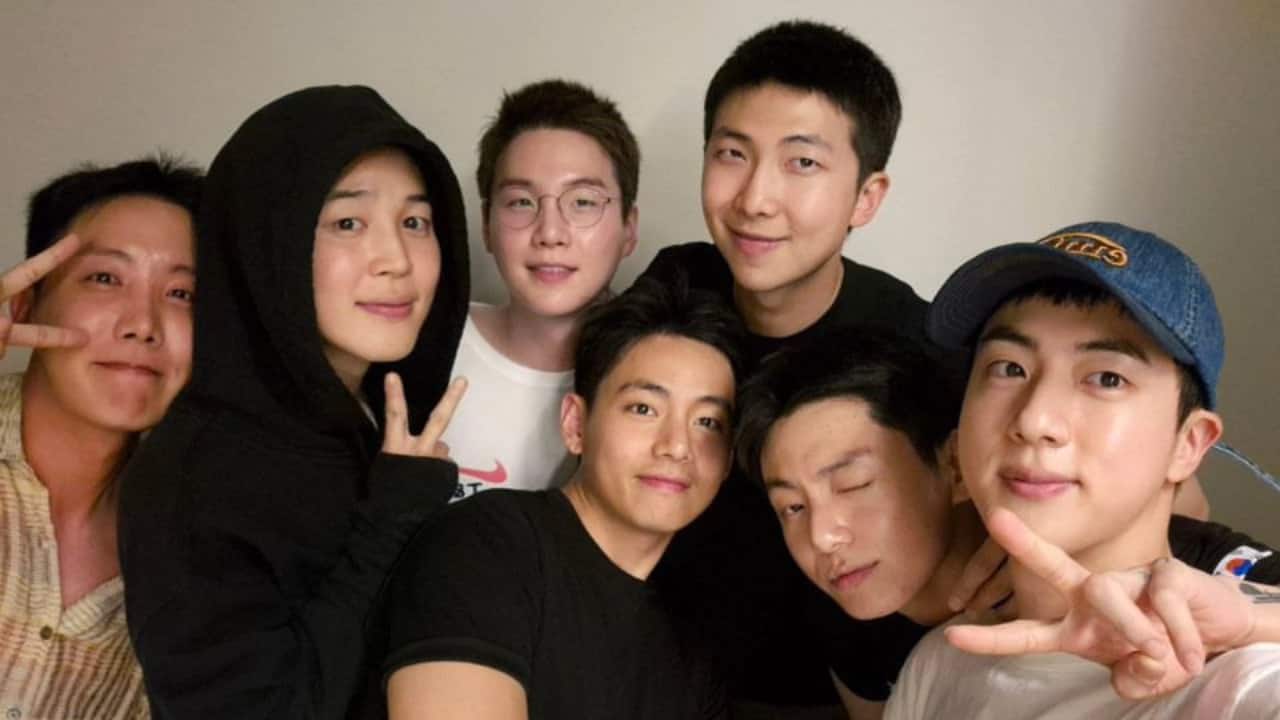 BTS' RM thrills fans with a rare OT7