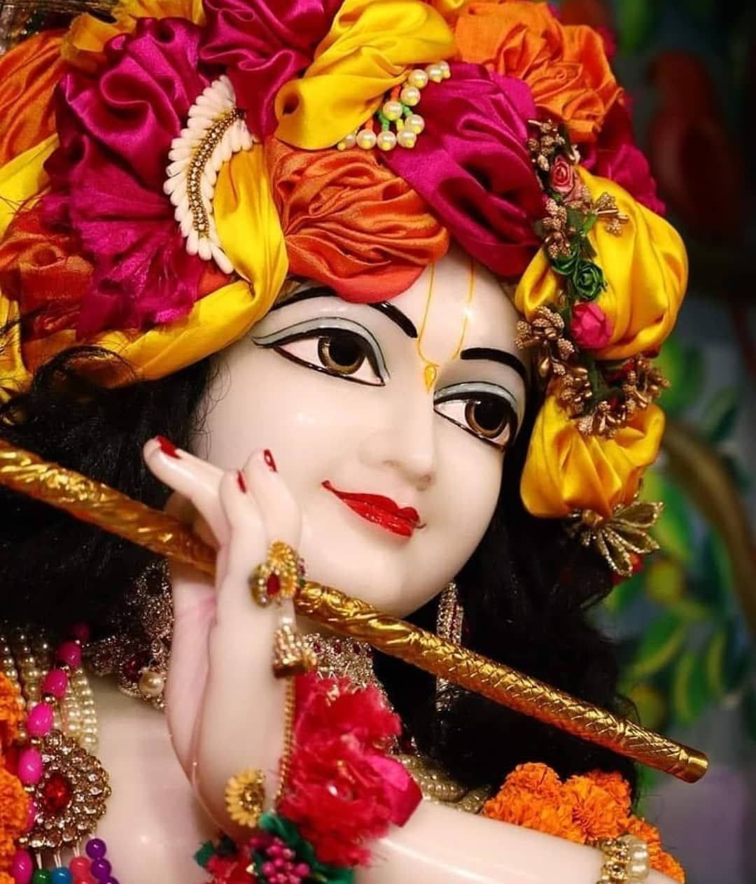 ISKCON Krishna Figure Wallpaper