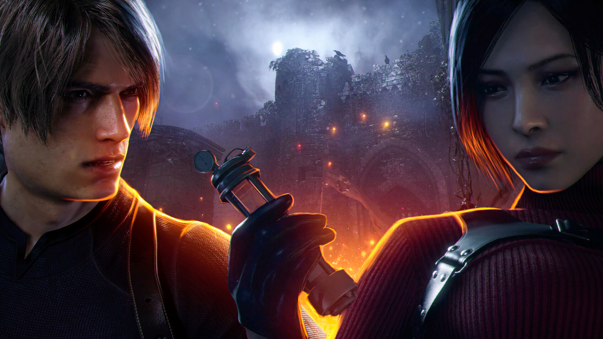 Leon Kennedy and Ada Wong