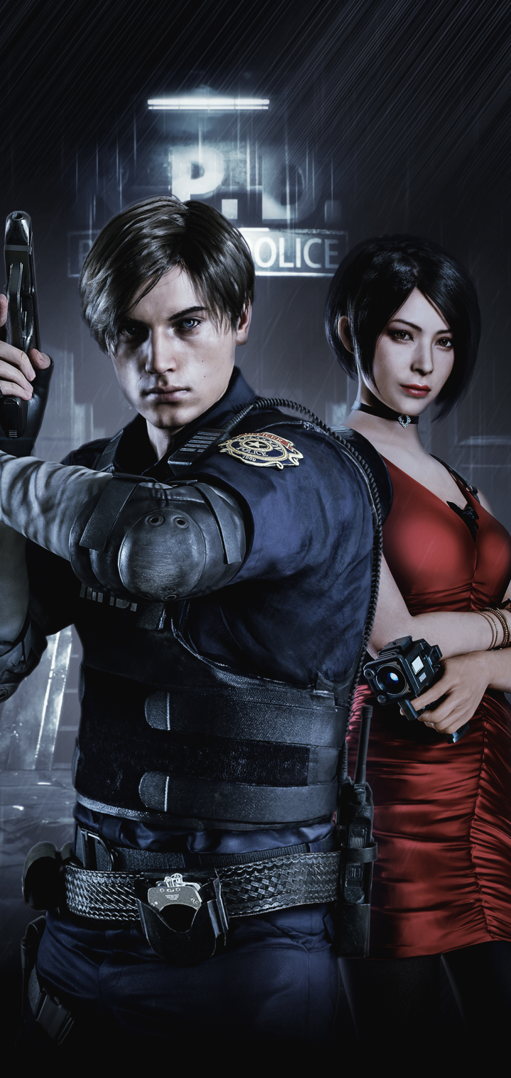 Phone wallpaper: Ada Wong, Video Game, Resident Evil 2, Leon S Kennedy, Resident Evil 1167166