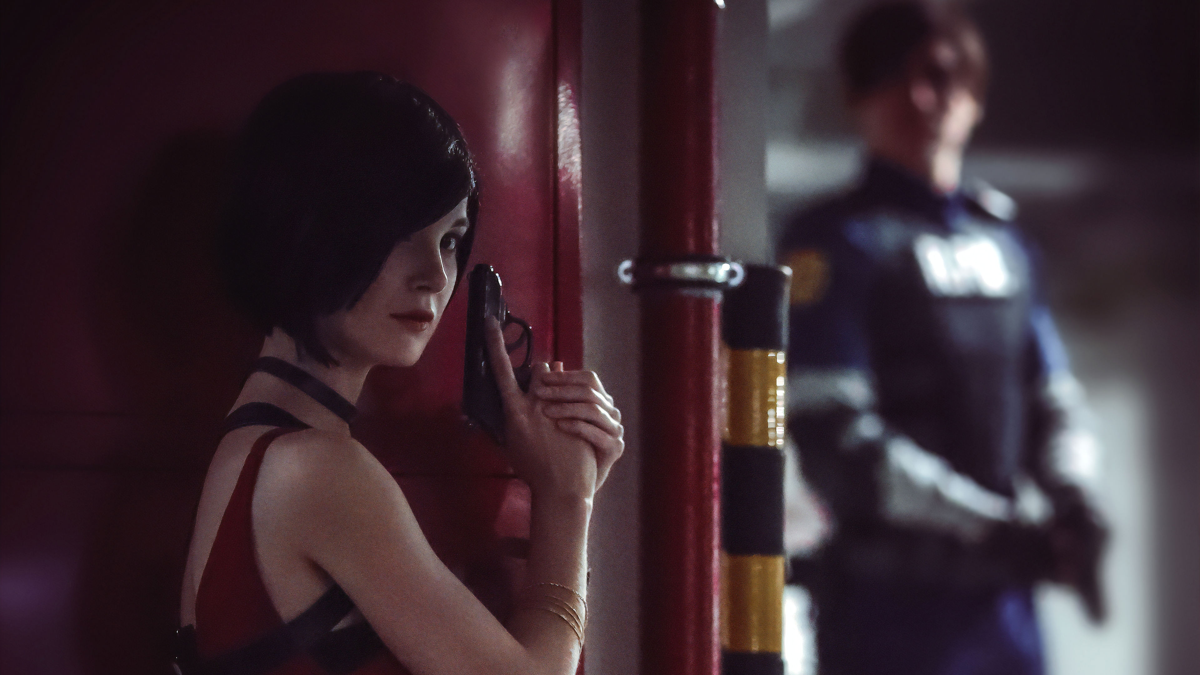 Ada Wong And Leon Cosplay Wallpaper, HD