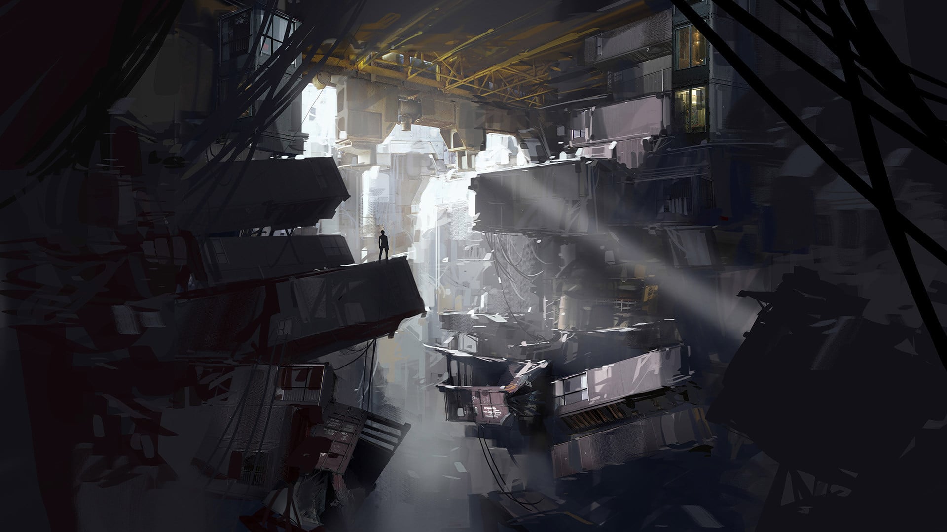 Portal 2 concept art 1920 × 1080