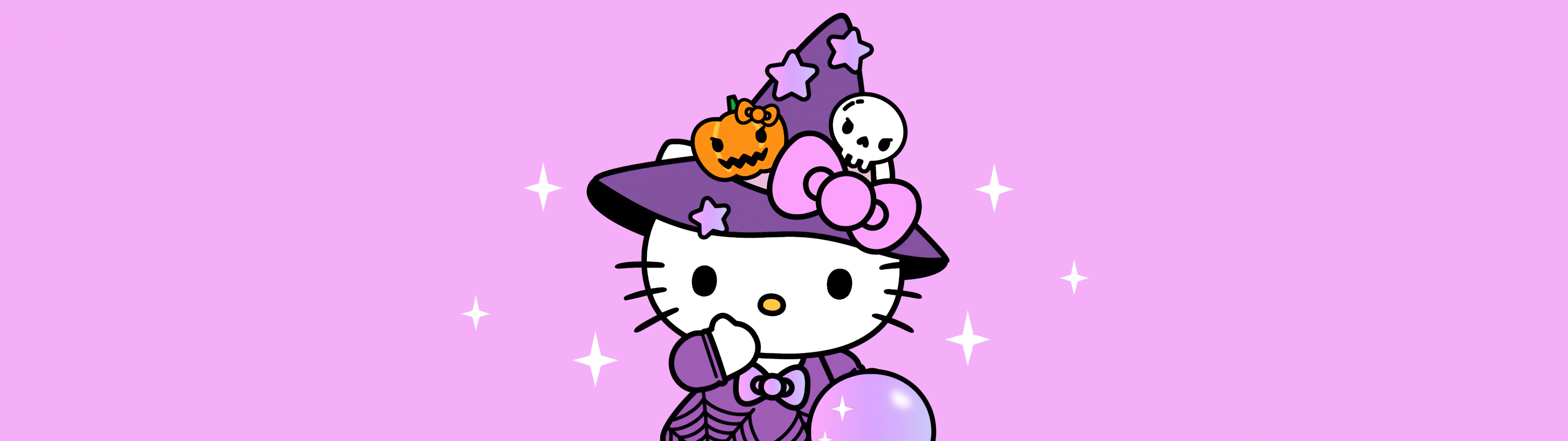 Hello Kitty Wallpaper 4K, Halloween costume, 5K