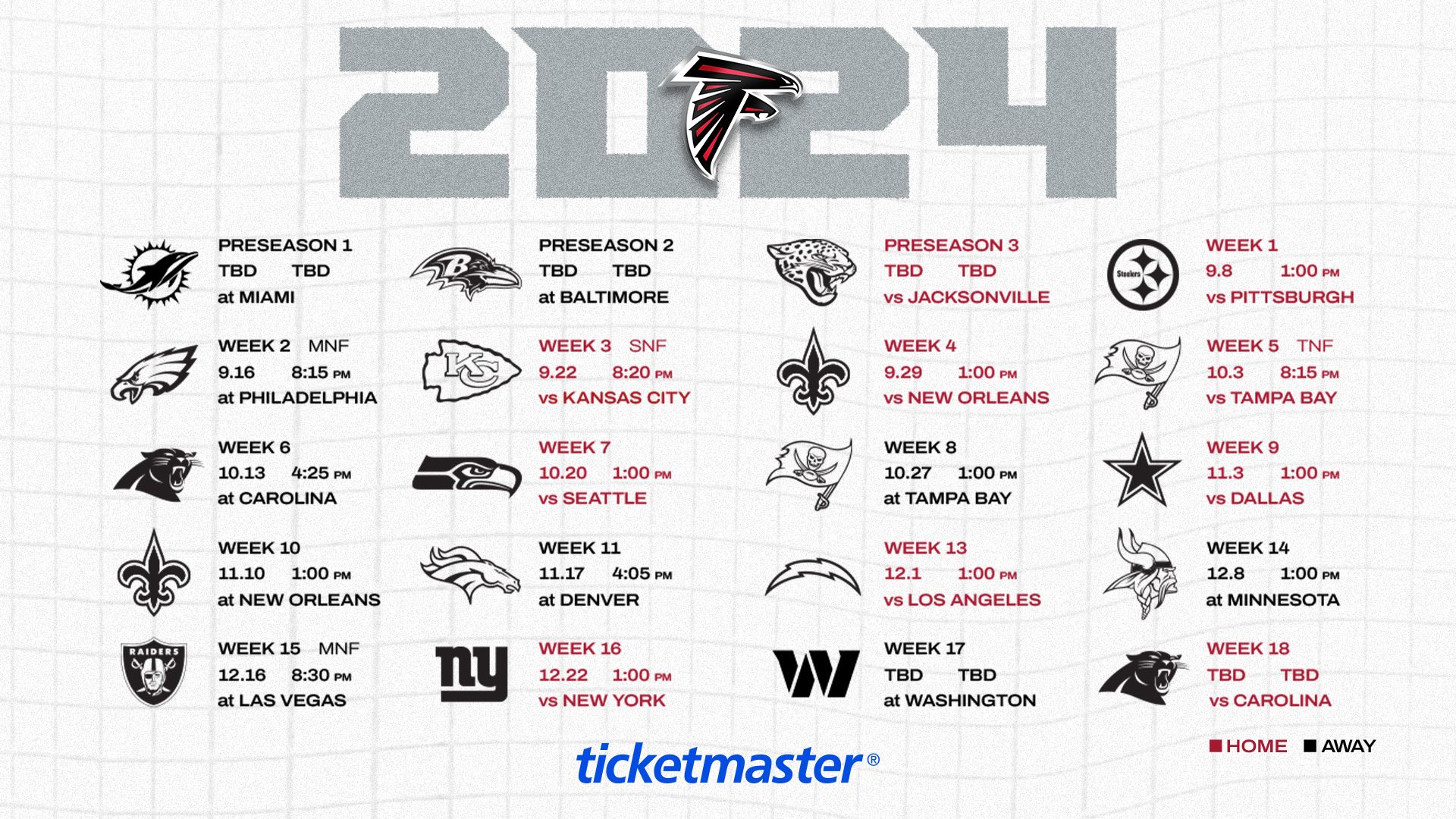 2024 Schedule Wallpaper