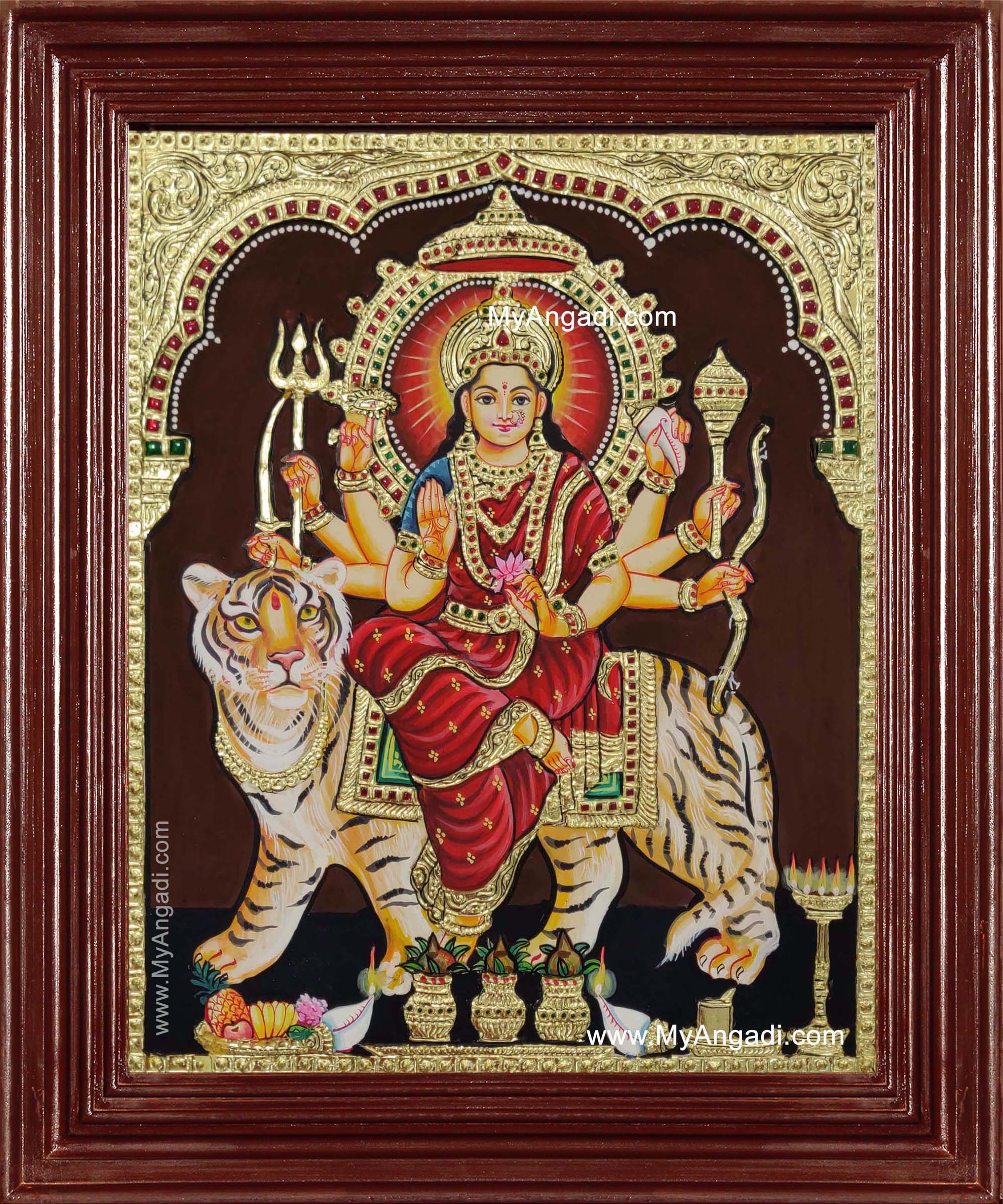 Durgai Amman Tanjore Painting, Buy
