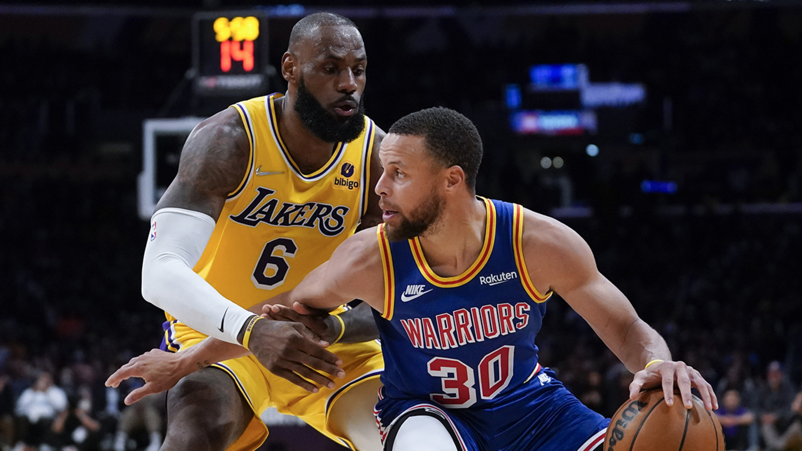 LeBron James and Stephen Curry