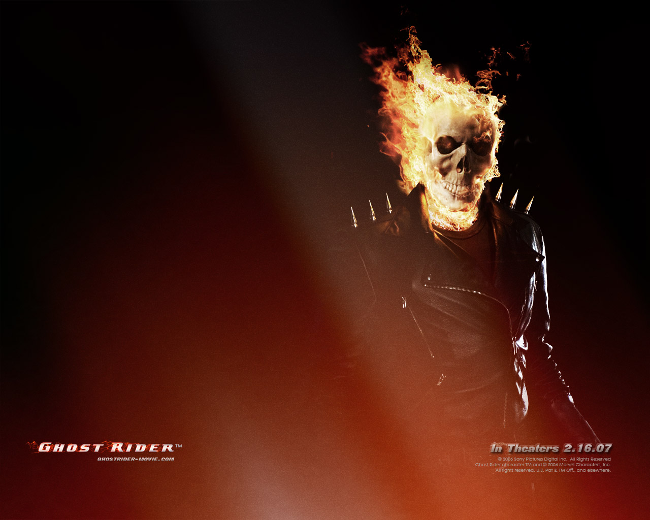 Free wallpaper of Ghost Rider 2007