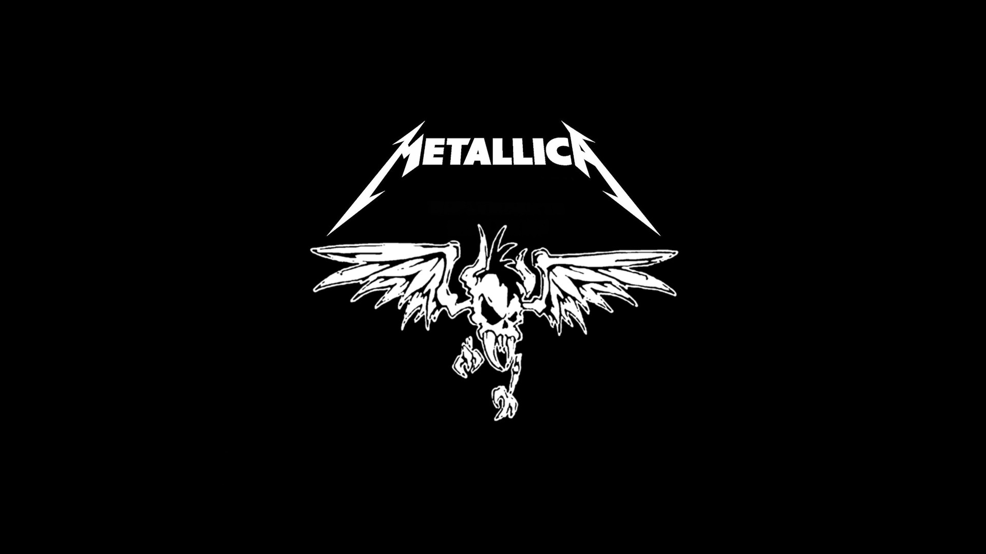 Wallpaper music, skull, wings, music