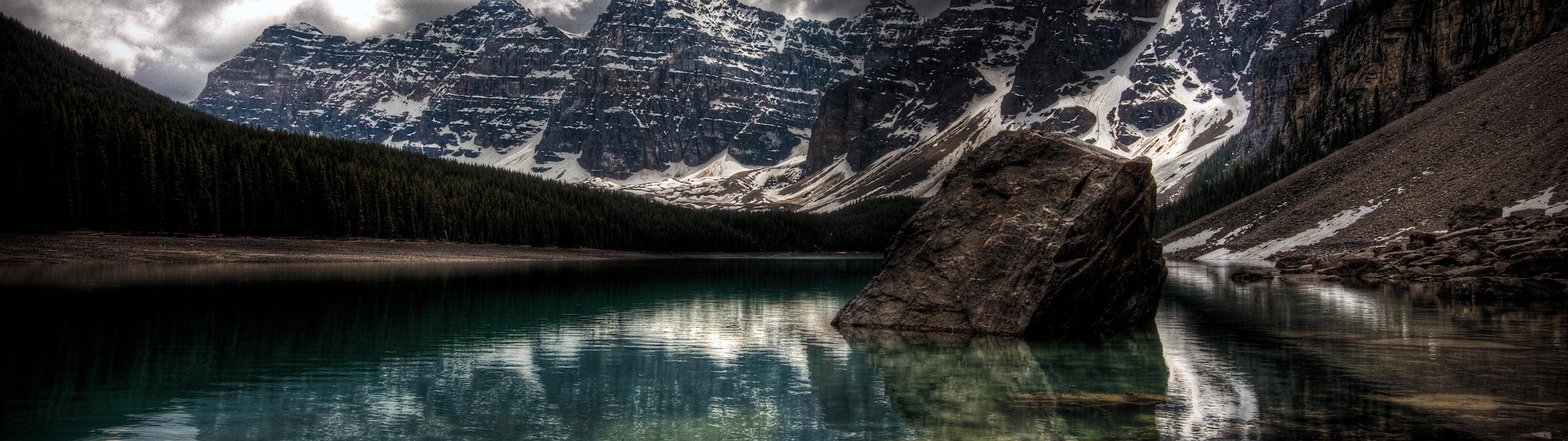 nature, Mountain, Lake, Moraine Lake