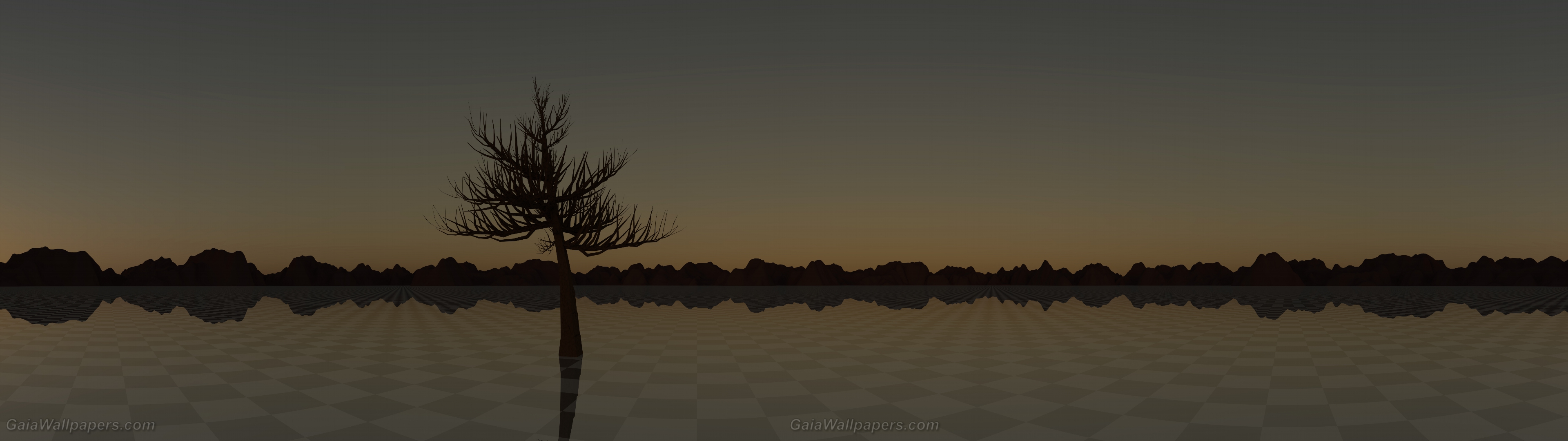 dusk wallpaper 3840x1080