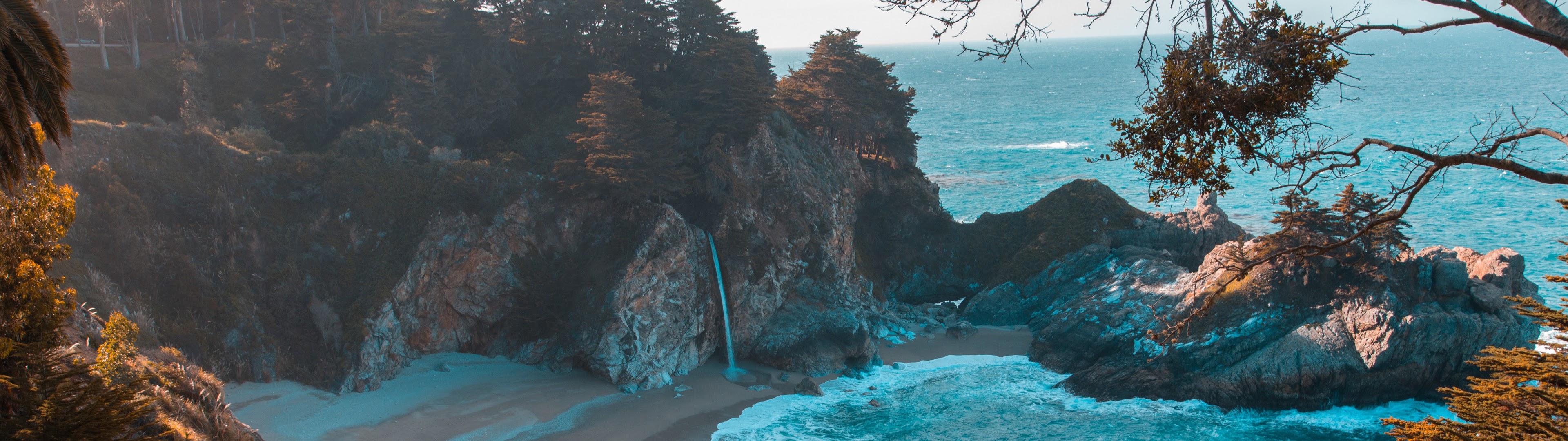 Beach Nature Sea Scenery 4K Wallpaper