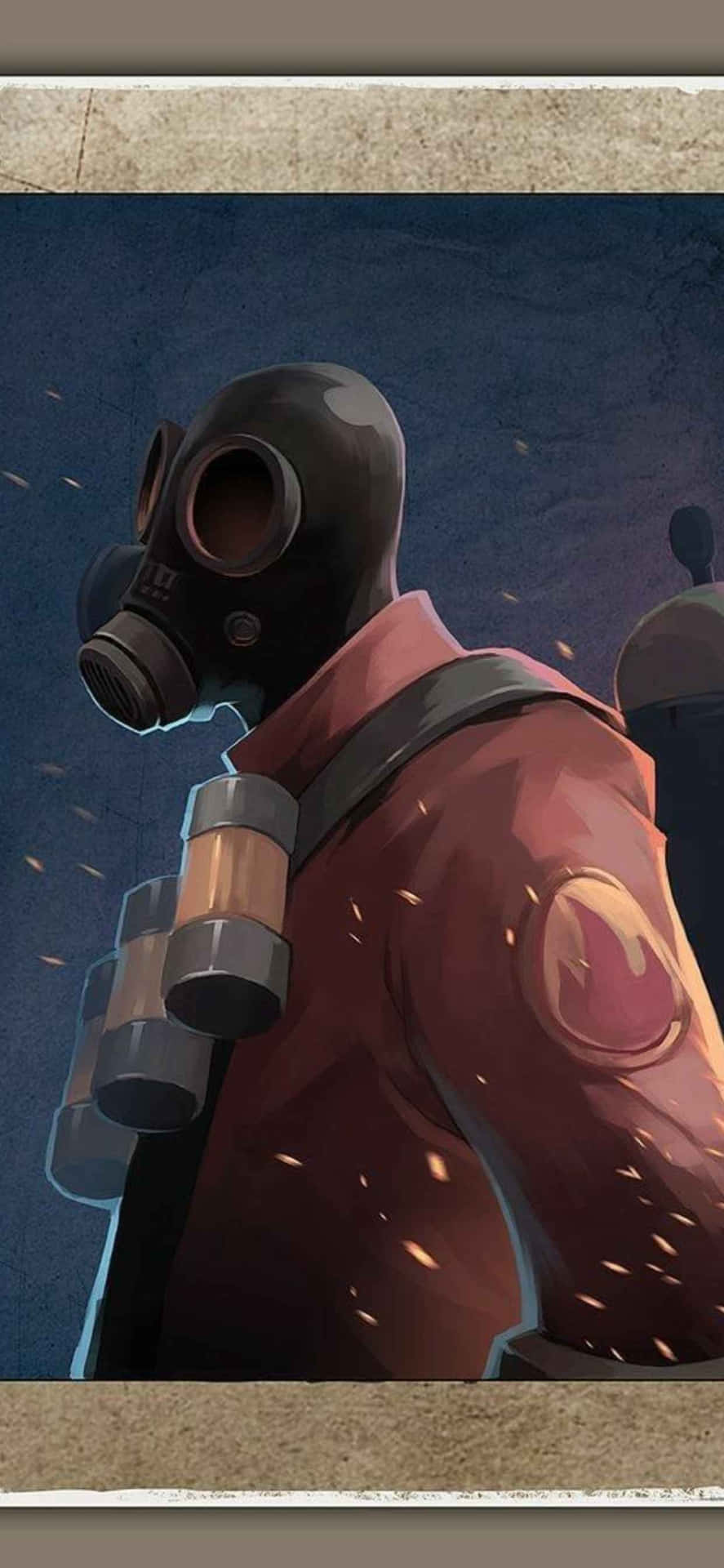 Download Red Pyro Character iPhone Xs