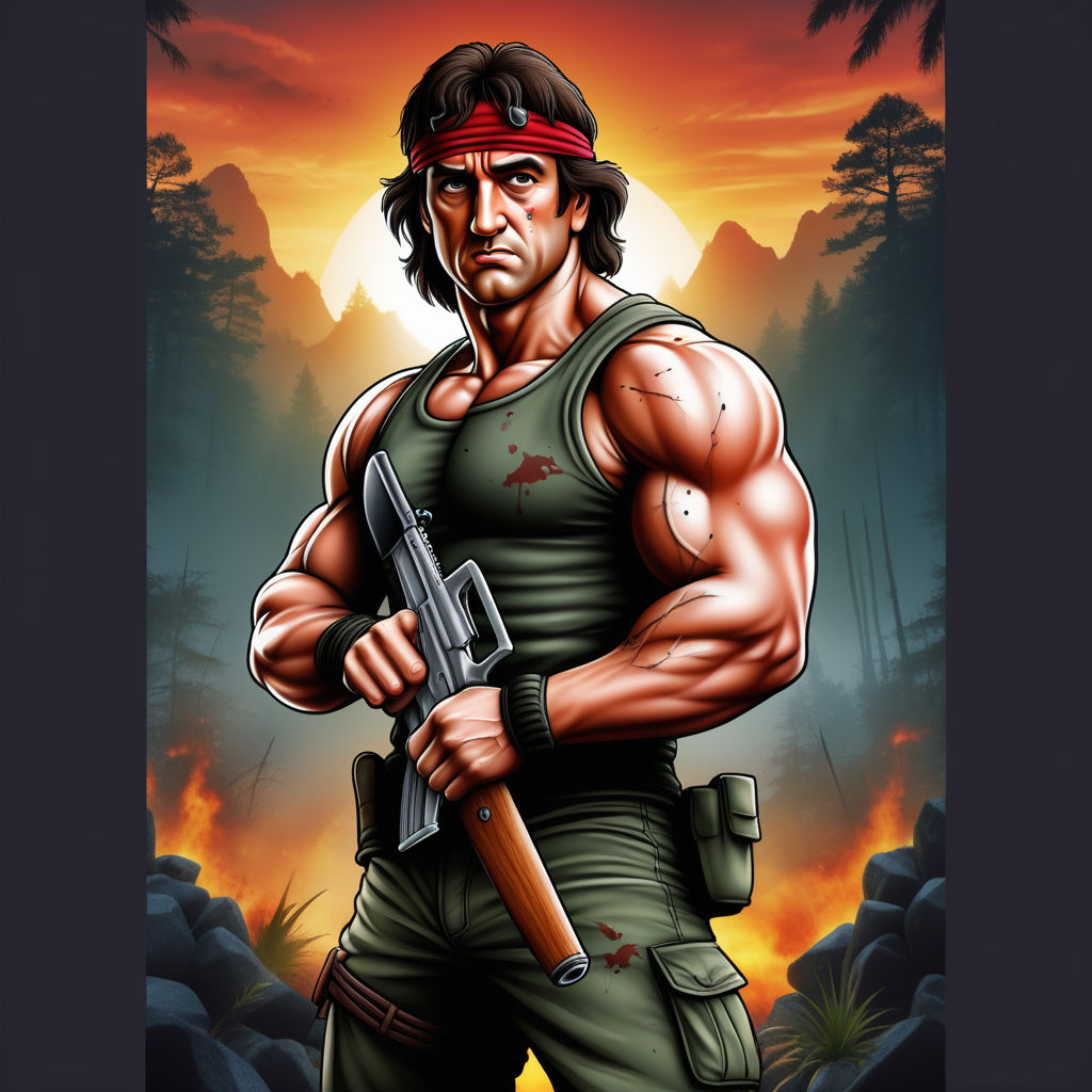 Rambo Terminator retro