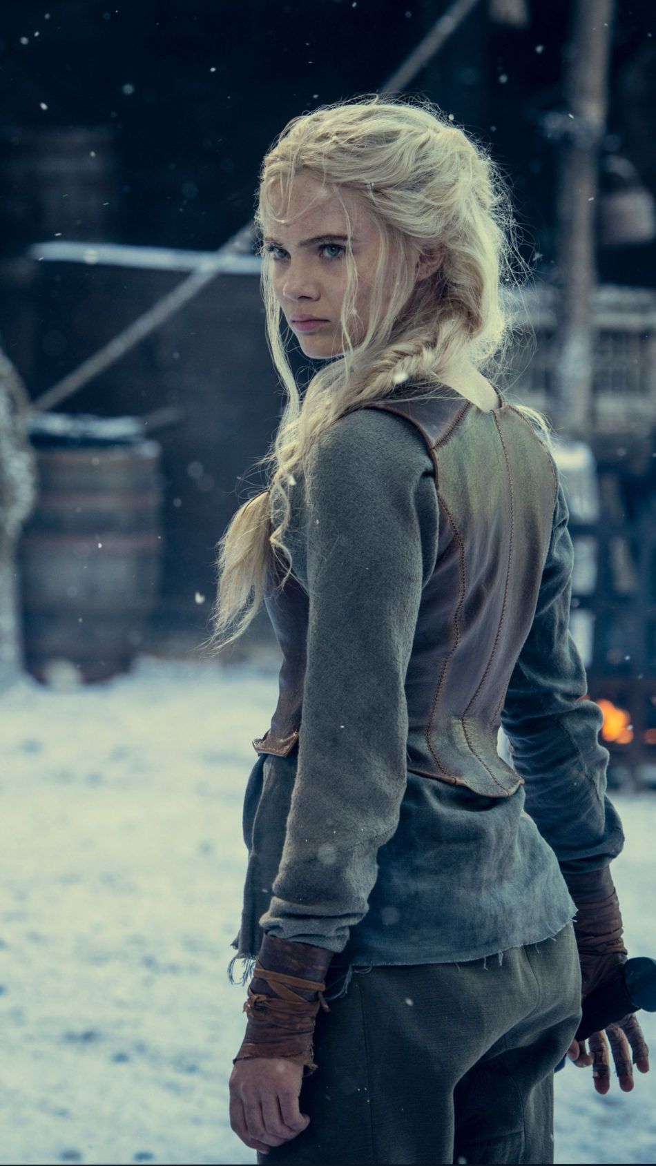 Freya Allan As Ciri 4K Ultra HD Mobile