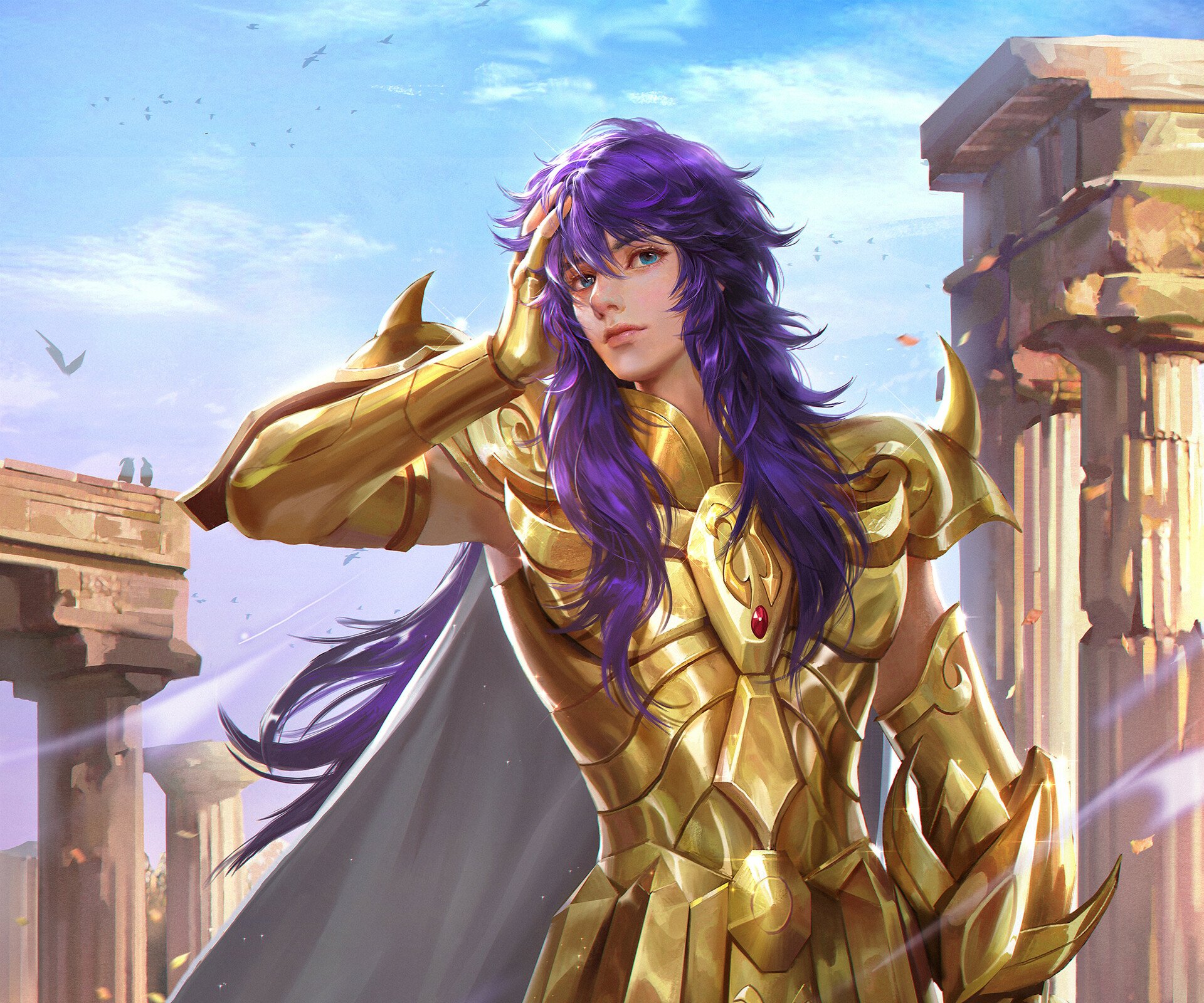 Scorpio Milo Anime Saint Seiya HD Wallpaper