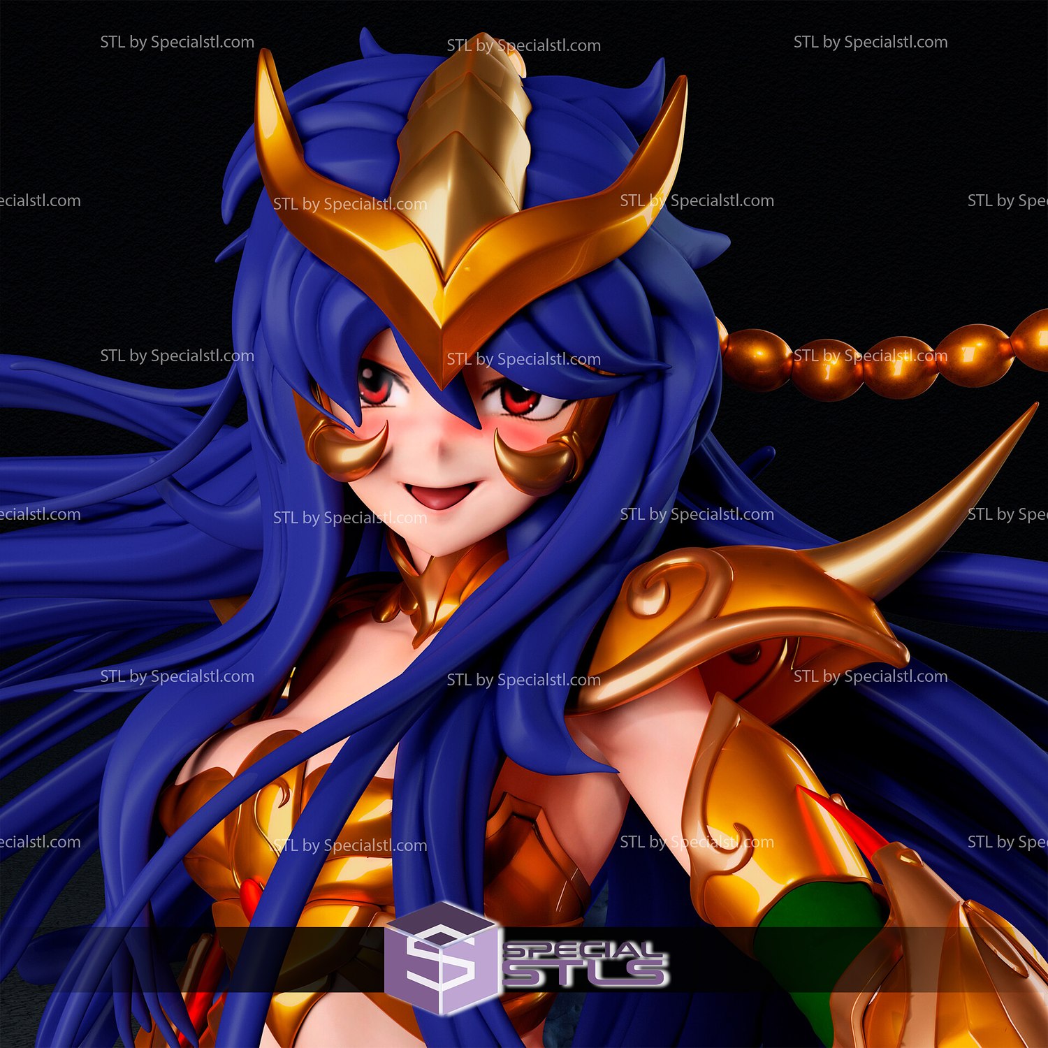 Female Milo Scorpio From Saint Seiya