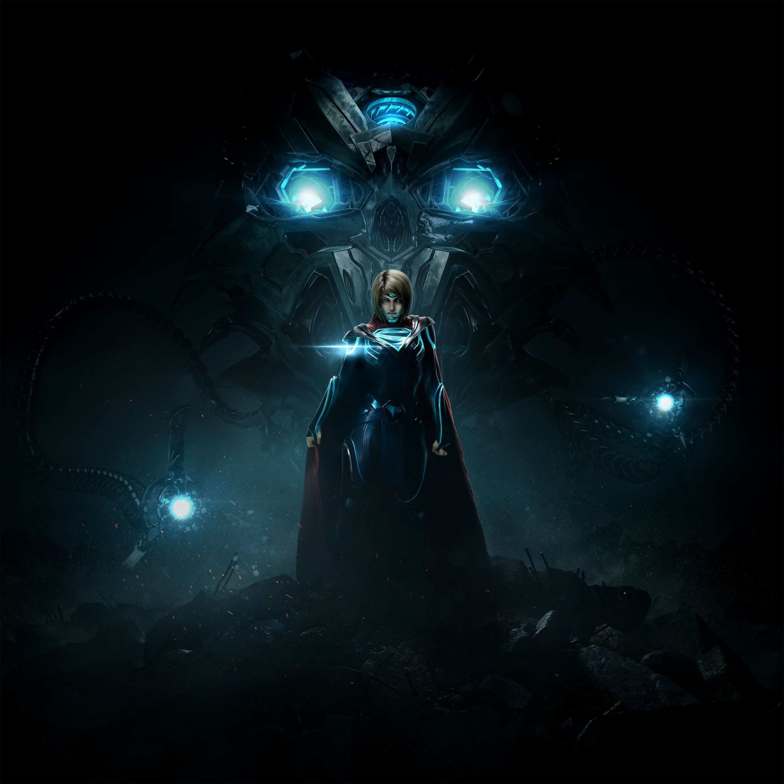 HD wallpaper: injustice 2, supergirl