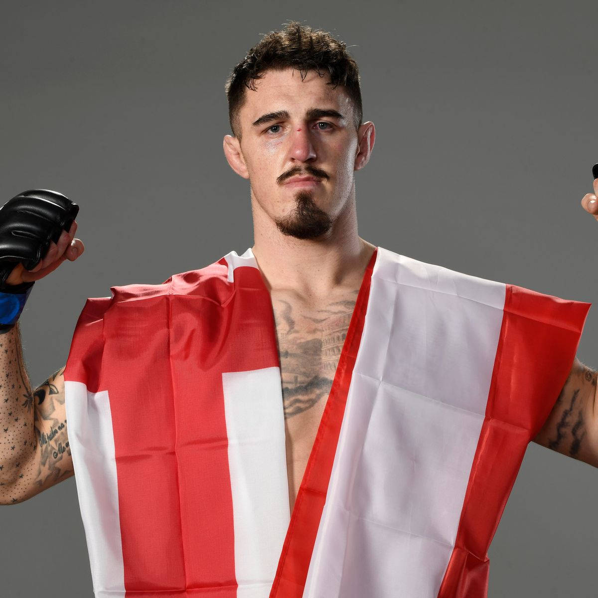 English flag triumphantly Wallpaper