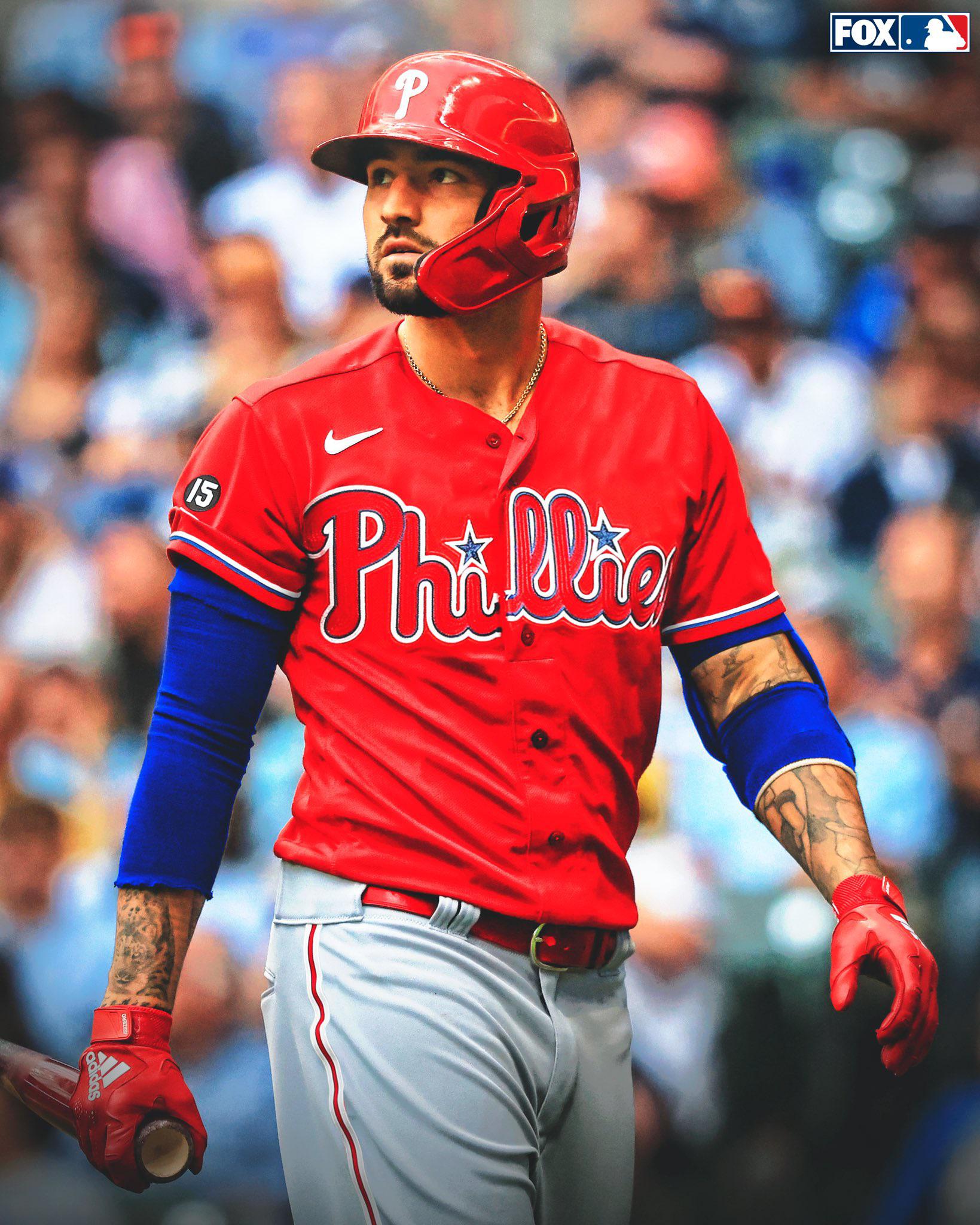 Nick Castellanos in a Phillies uniform