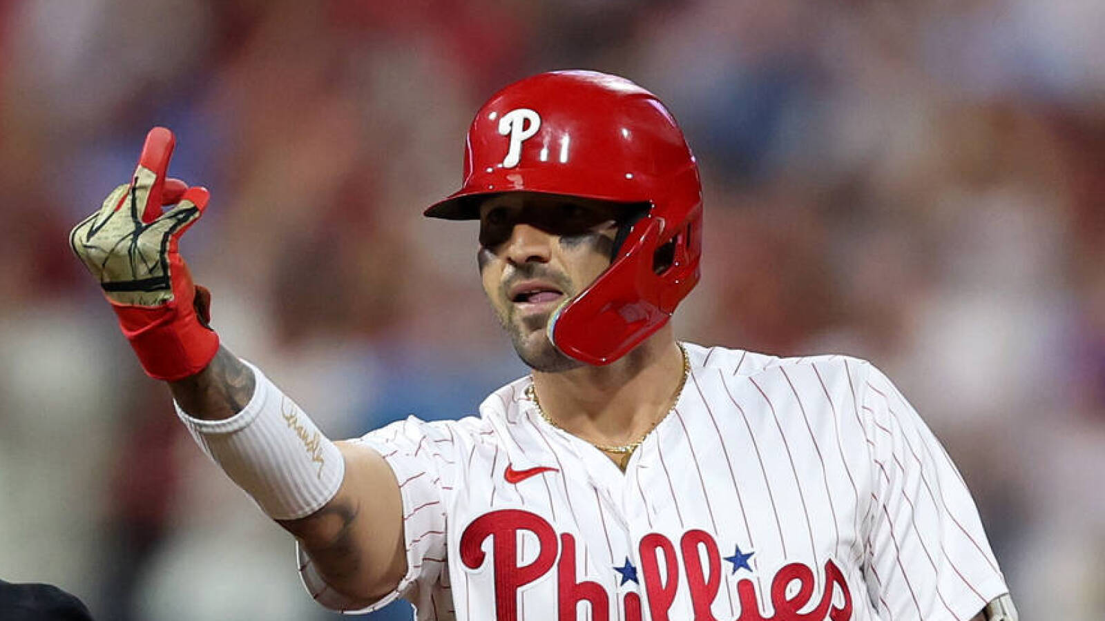 Nick Castellanos explains his gesture