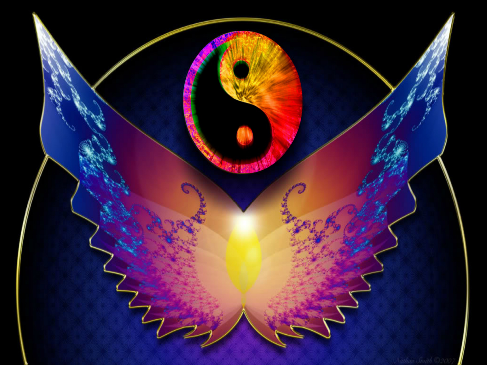 Spiritual Harmony & Yang HD Wallpaper