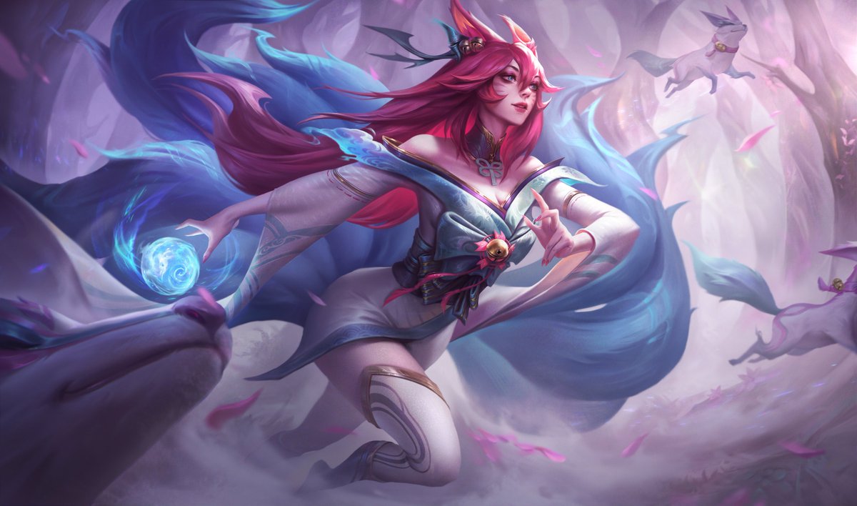 Spirit Blossom Ahri FANART