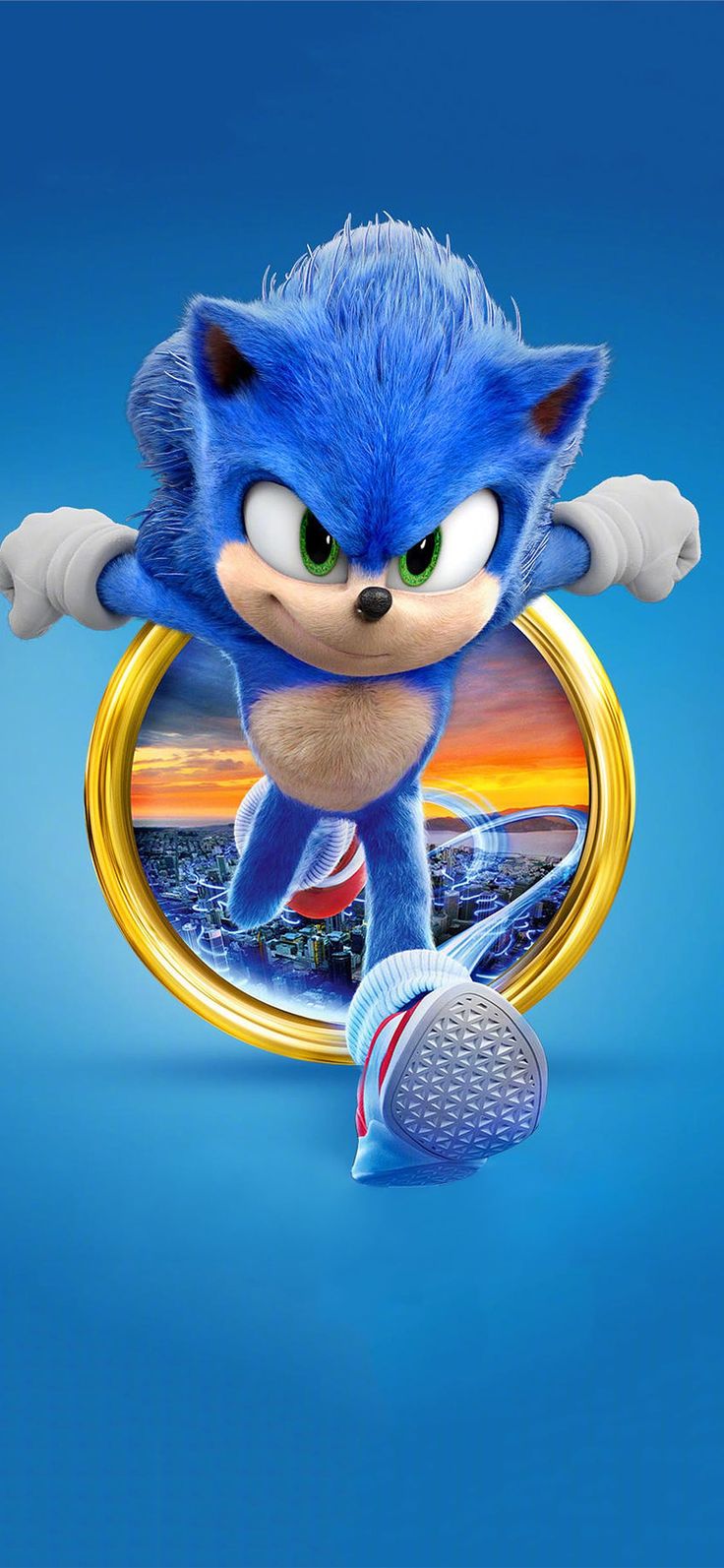 sonic the hedgehog 2020 4k iPhone X