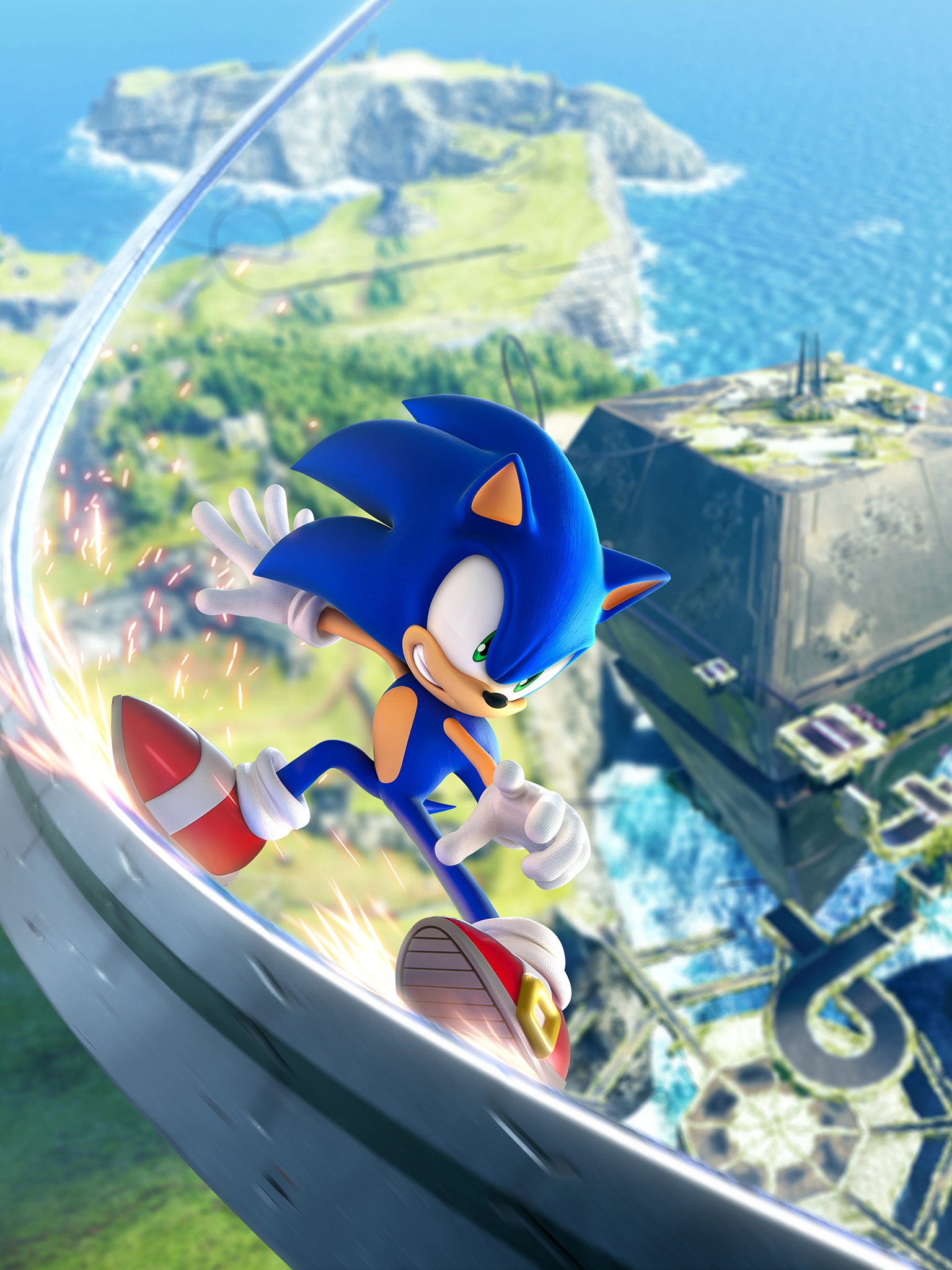 Sonic Frontiers Artwork Wallpaper