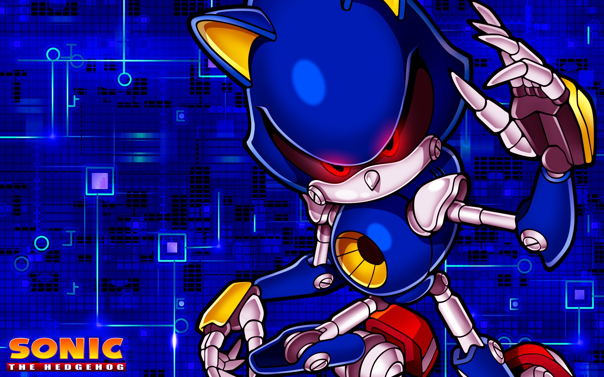Metal Sonic HD Wallpaper: Unleash the Power of Sonic the Hedgehog