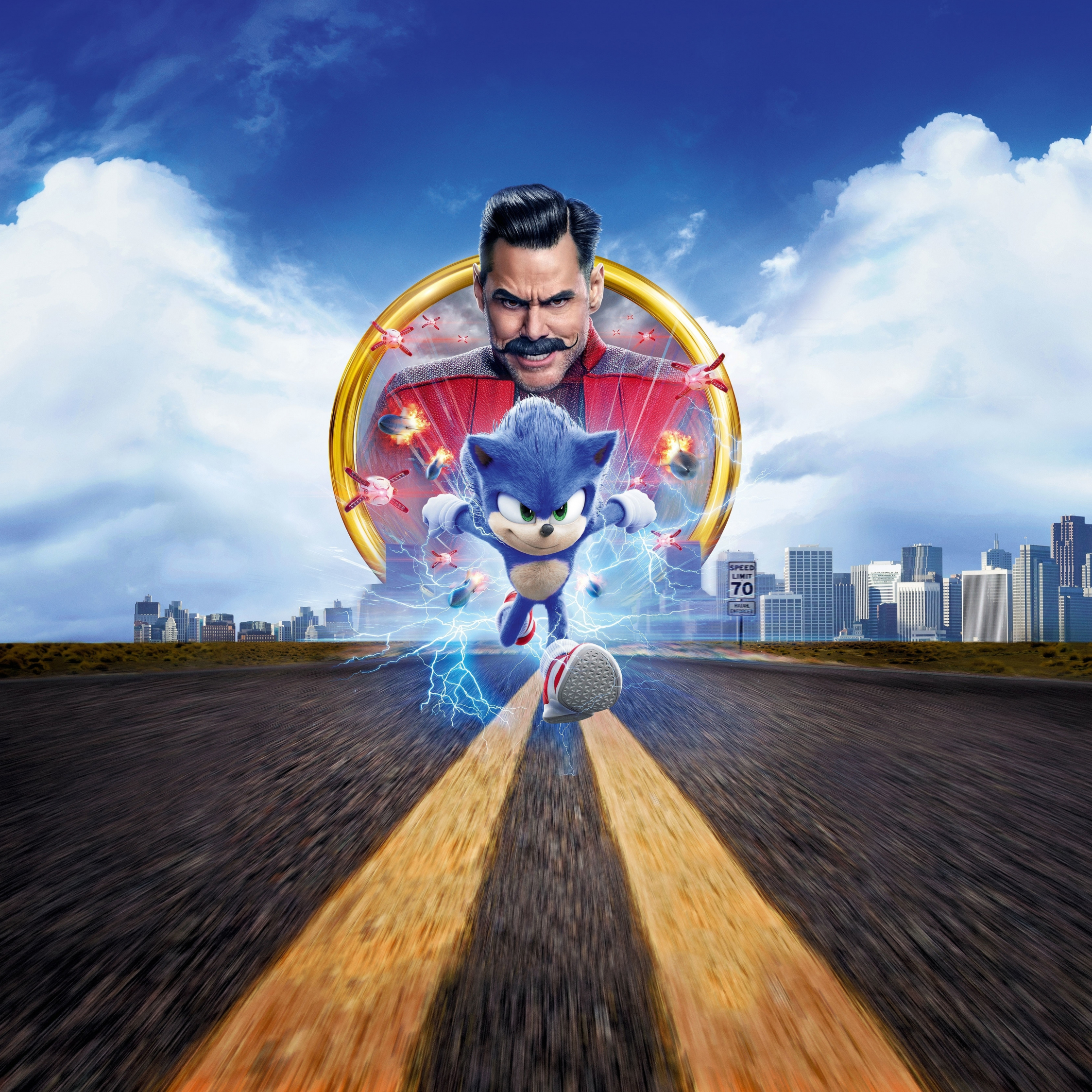 wallpaper 2248x2248 2020, sonic