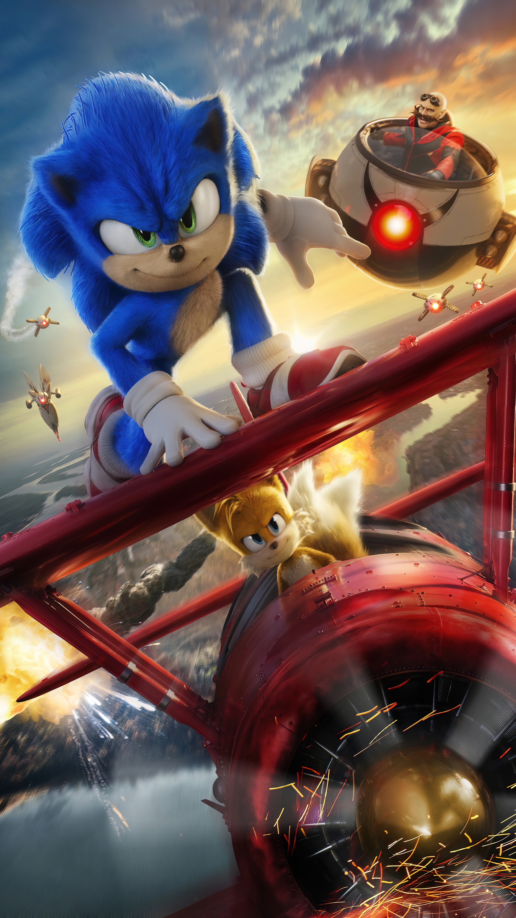 Sonic 2 Movie Poster Wallpaper iPhone